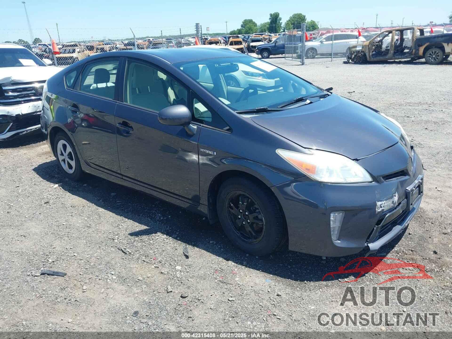 TOYOTA PRIUS 2014 - JTDKN3DU5E1743070