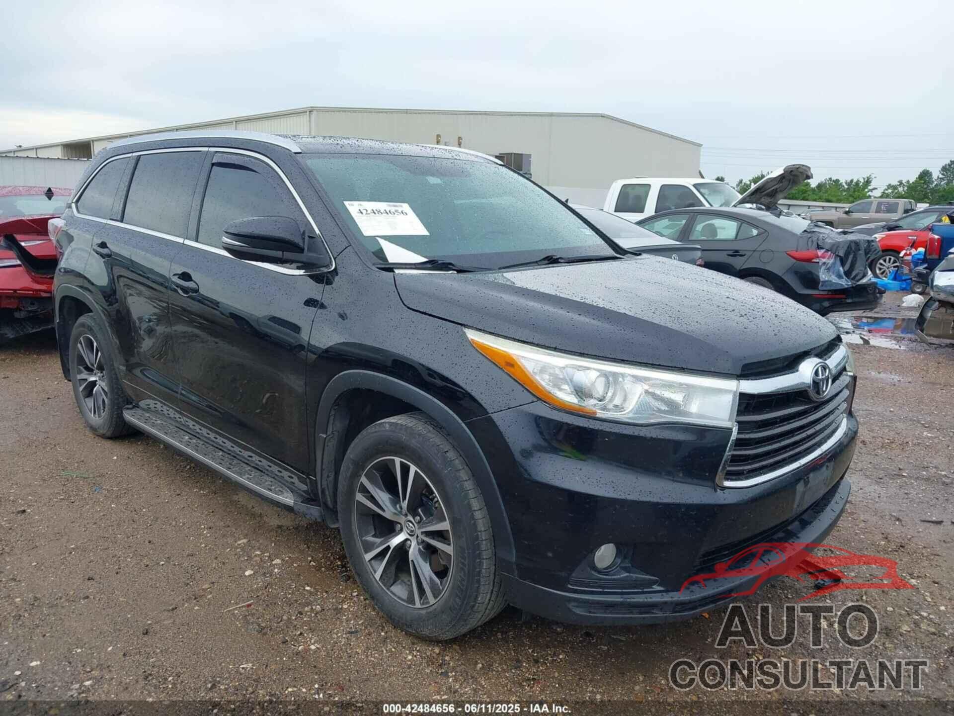 TOYOTA HIGHLANDER 2016 - 5TDKKRFH5GS132859