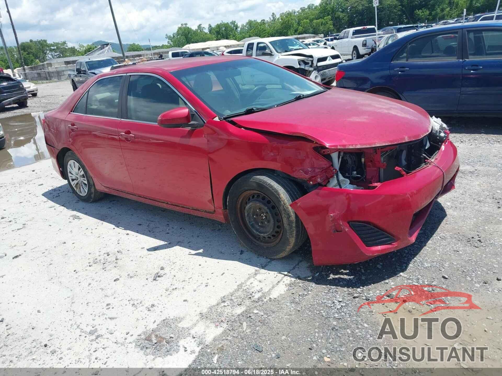 TOYOTA CAMRY 2012 - 4T1BF1FK1CU585038