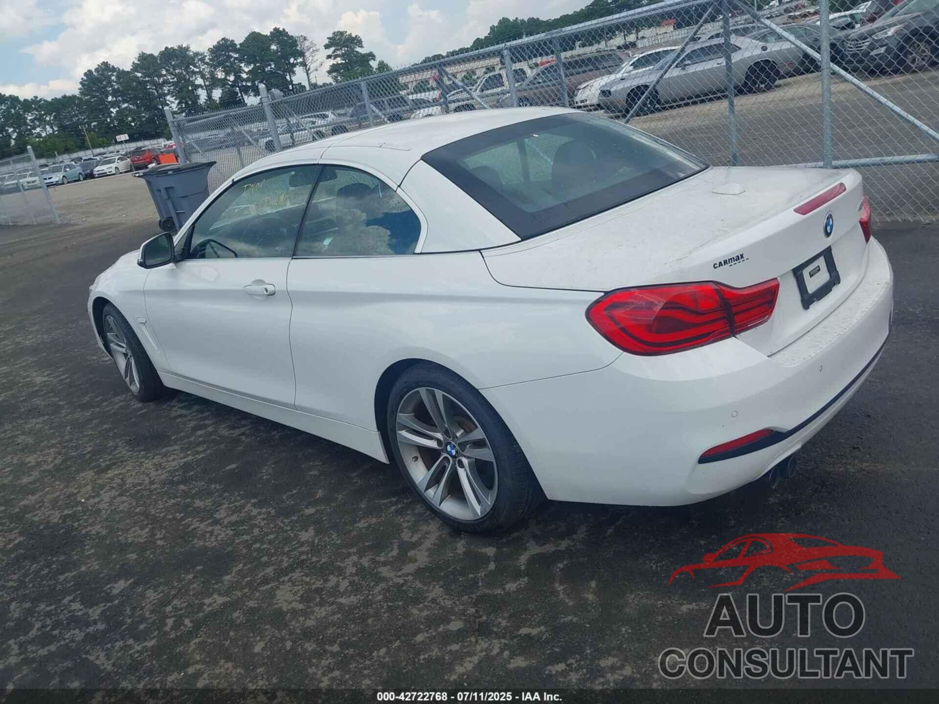 BMW 430I 2018 - WBA4Z1C58JEC59425