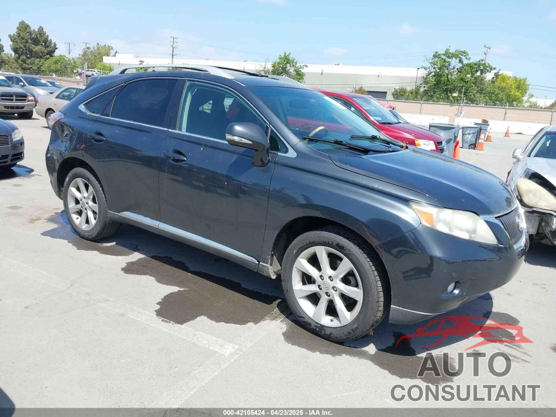 LEXUS RX 350 2010 - 2T2BK1BA8AC061209
