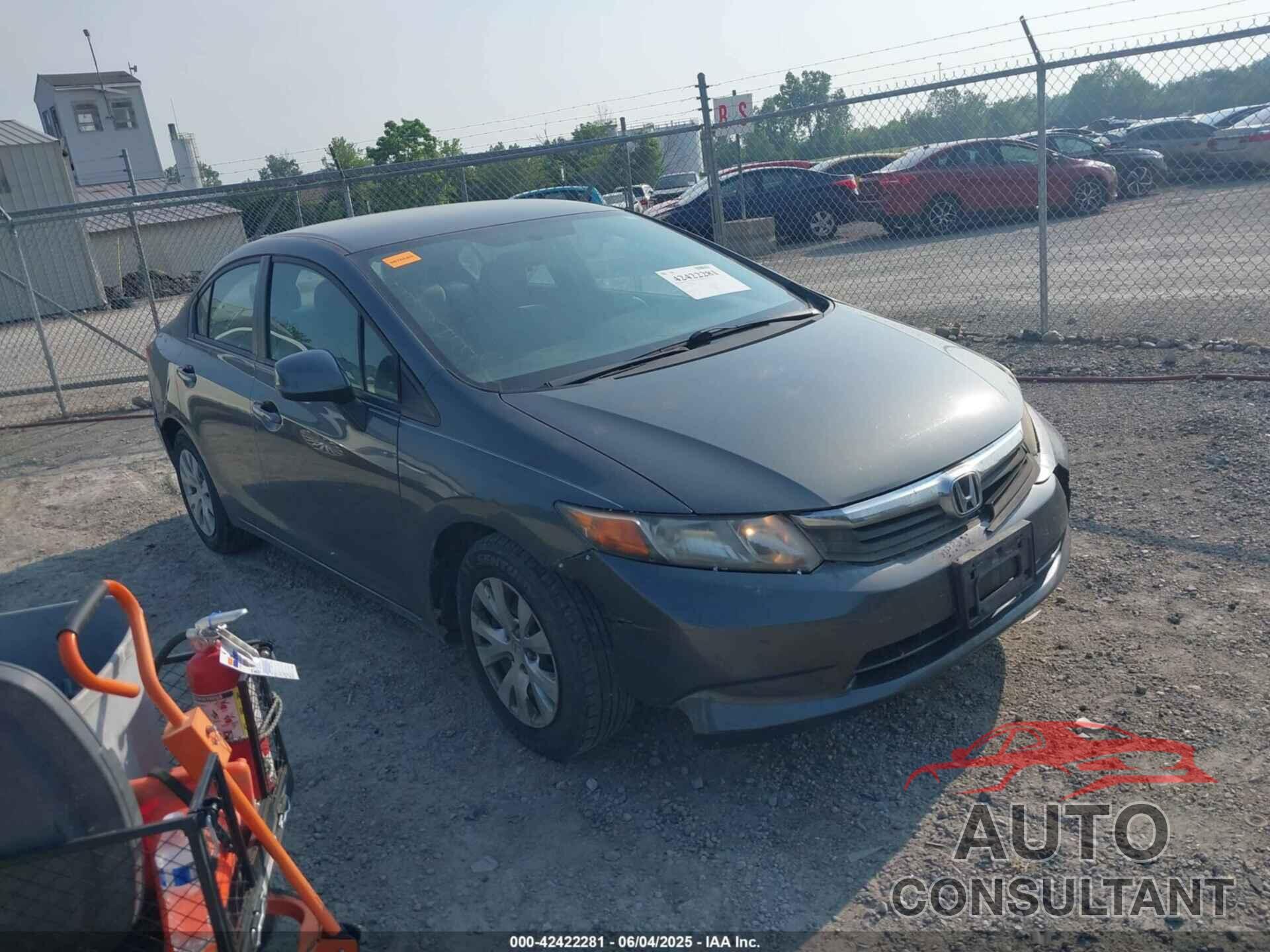 HONDA CIVIC 2012 - 19XFB2F58CE099911