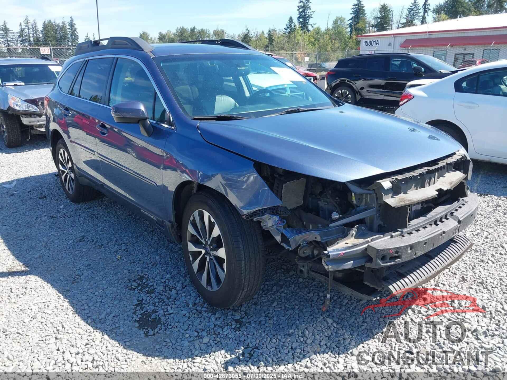 SUBARU OUTBACK 2016 - 4S4BSANC3G3225318