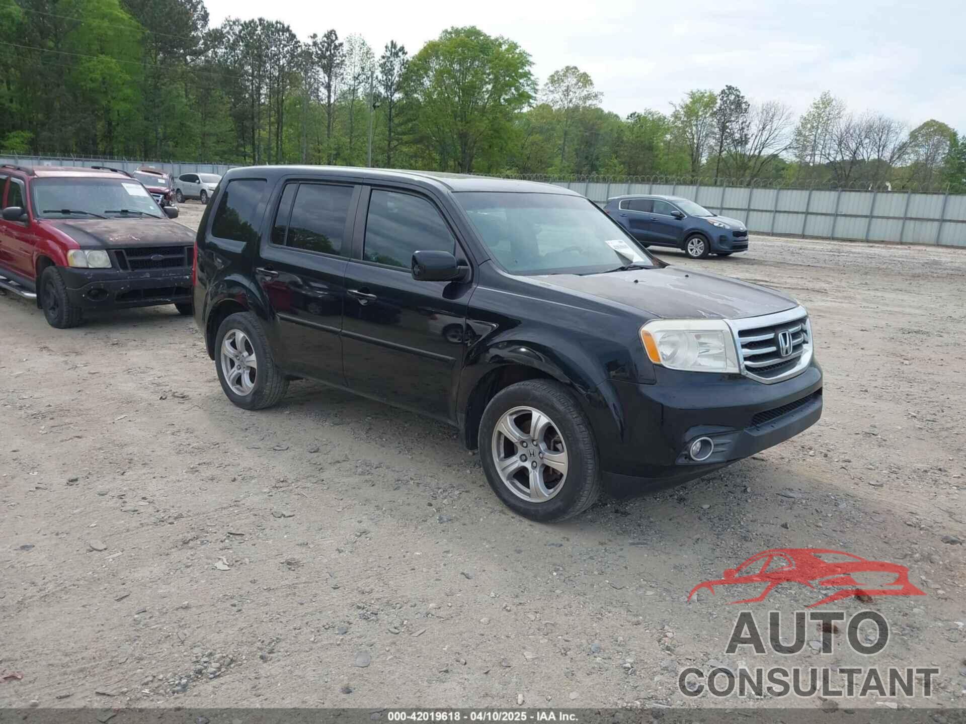 HONDA PILOT 2012 - 5FNYF3H50CB027434