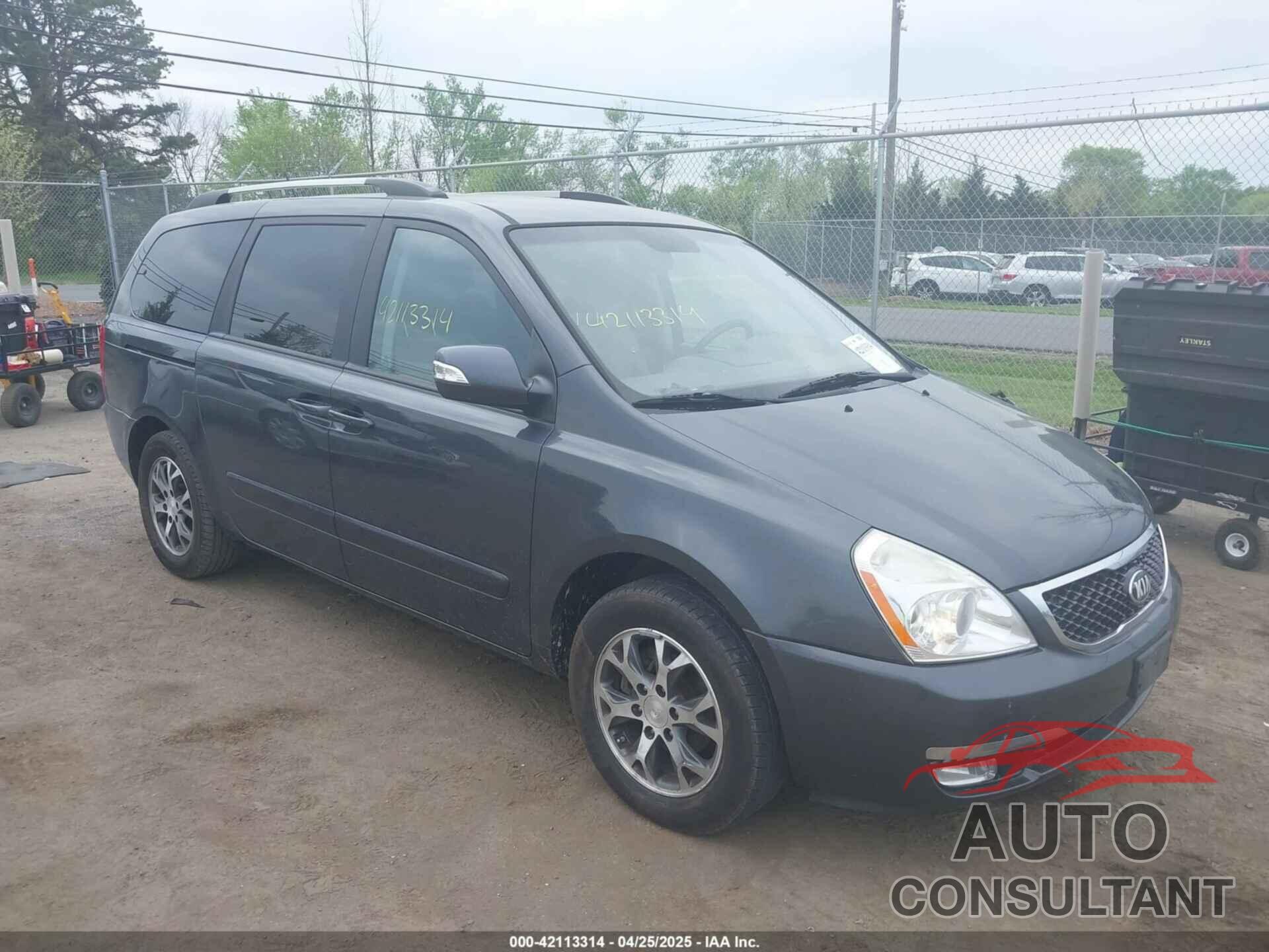 KIA SEDONA 2014 - KNDMG4C76E6589315