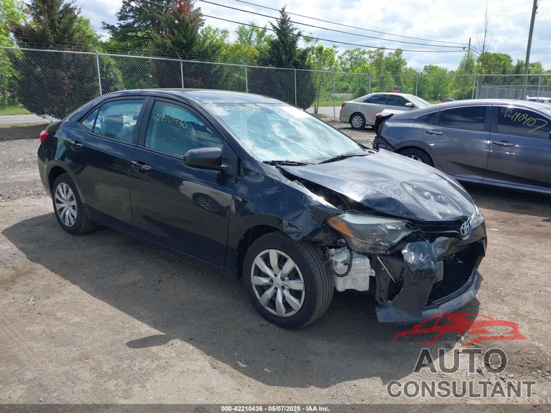 TOYOTA COROLLA 2016 - 5YFBURHE0GP485824