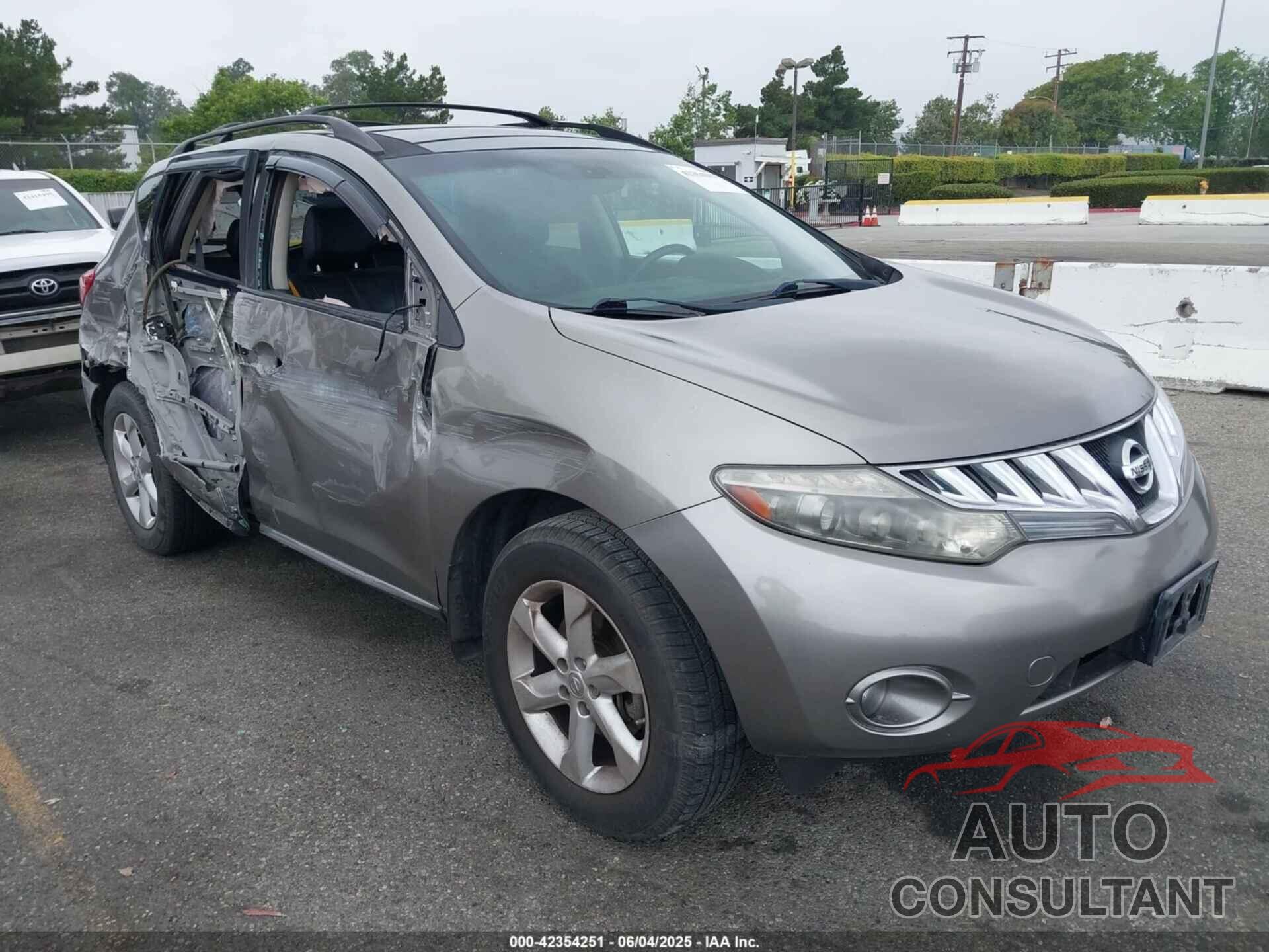 NISSAN MURANO 2010 - JN8AZ1MU7AW008659