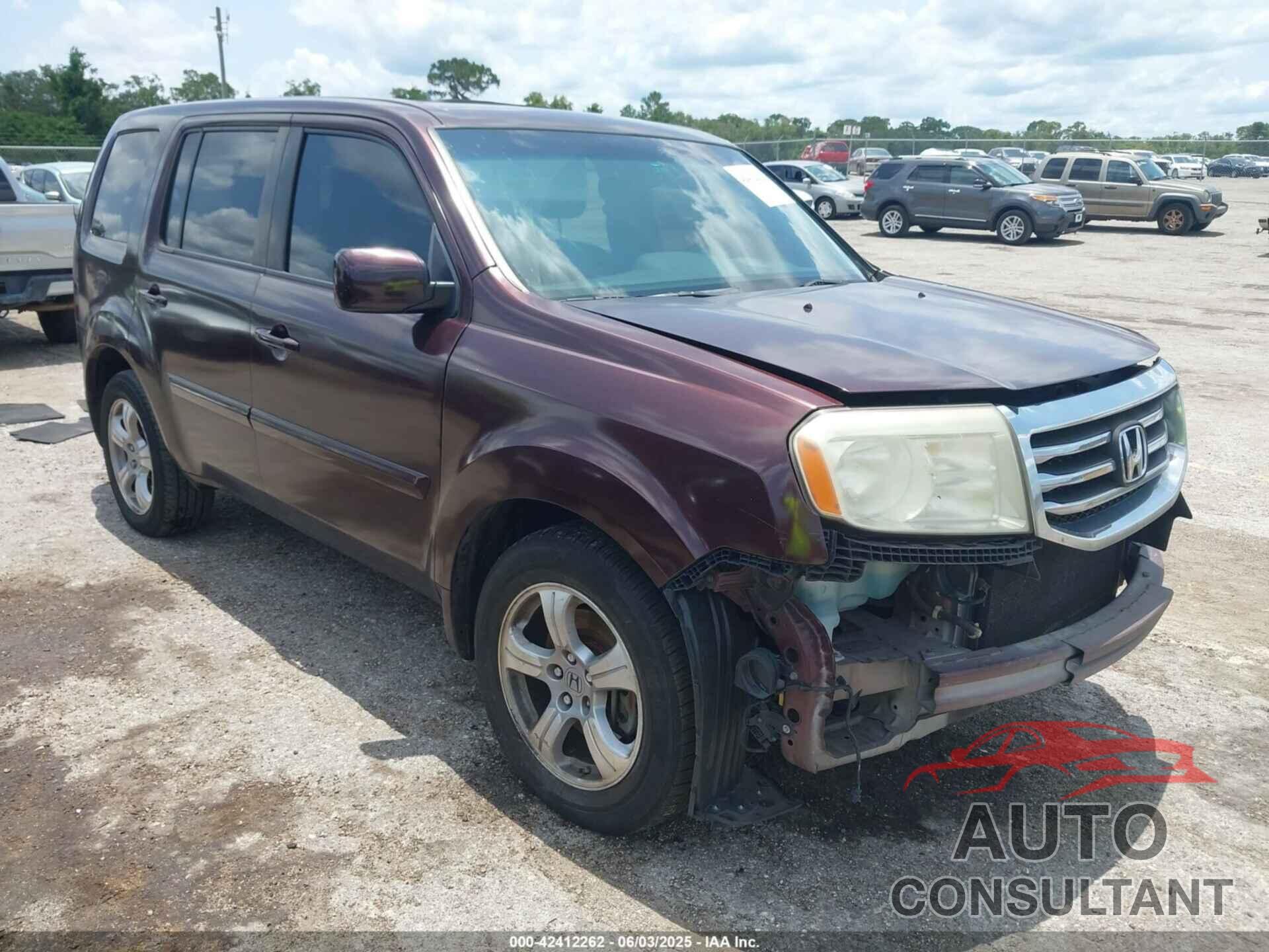 HONDA PILOT 2014 - 5FNYF3H51EB008989
