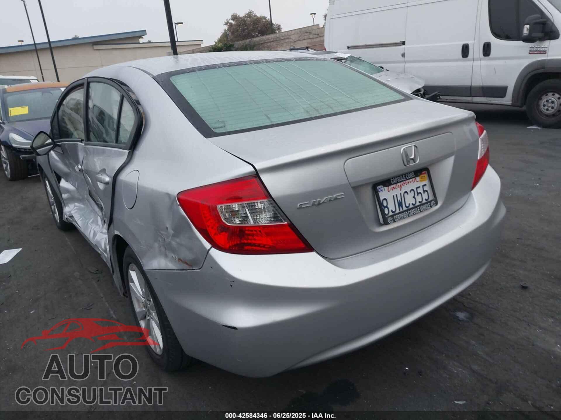 HONDA CIVIC 2012 - 2HGFB2F86CH309700