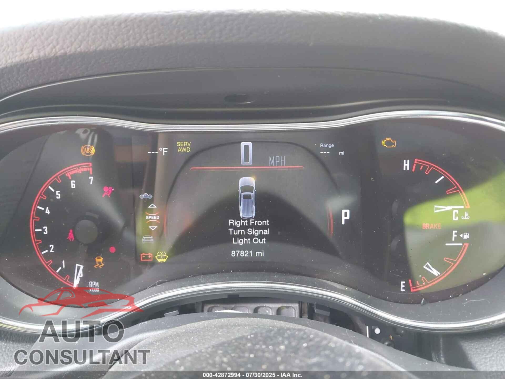 DODGE DURANGO 2017 - 1C4SDJCT7HC719328