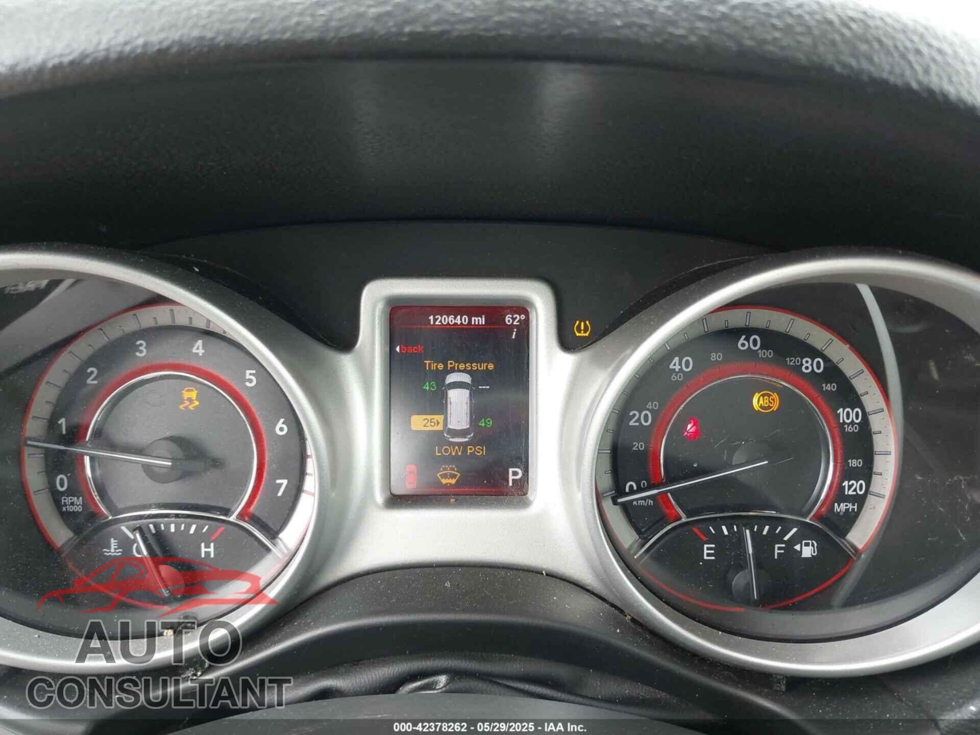DODGE JOURNEY 2012 - 3C4PDCBB6CT392170