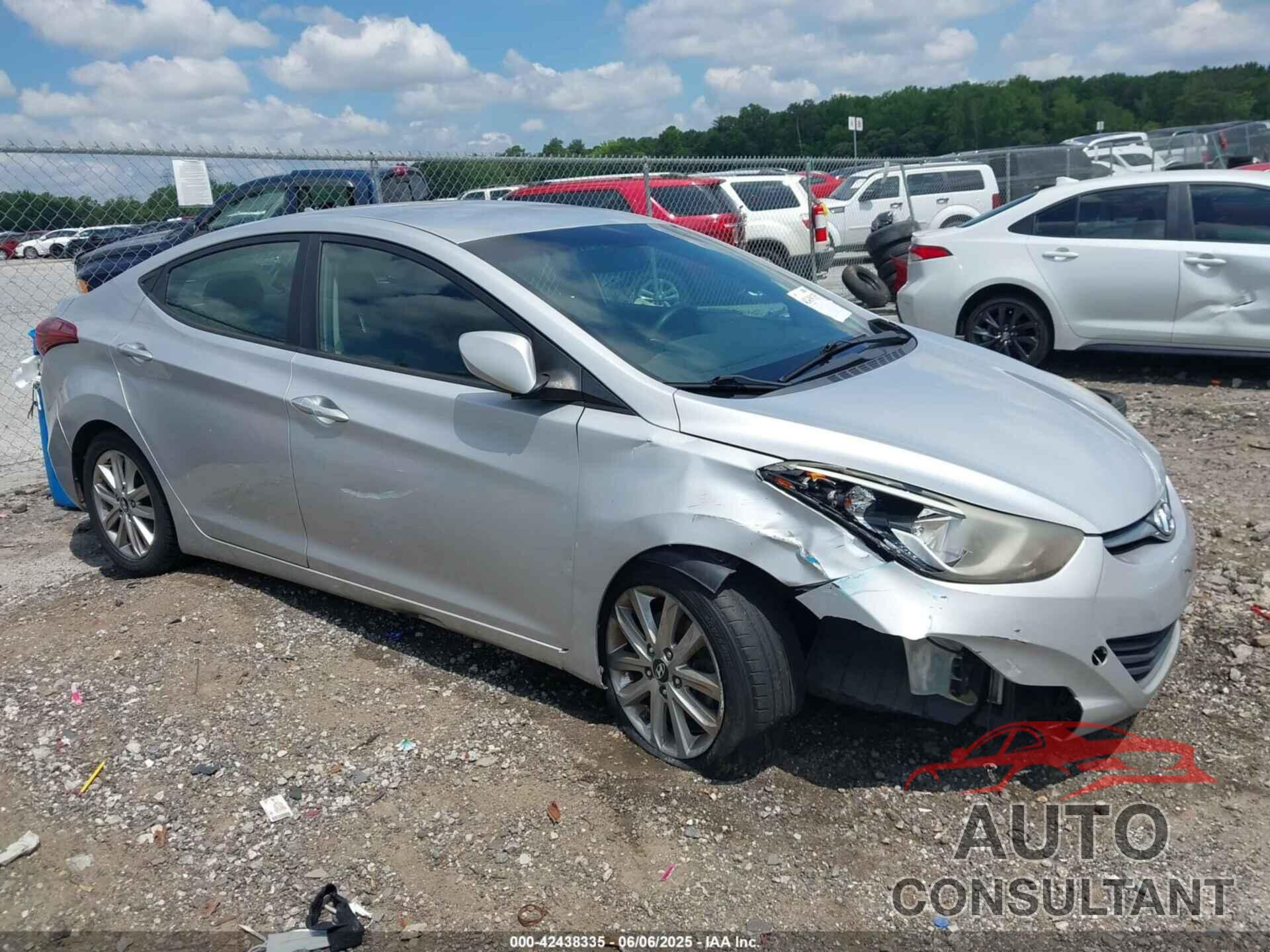 HYUNDAI ELANTRA 2014 - KMHDH4AE1EU081176