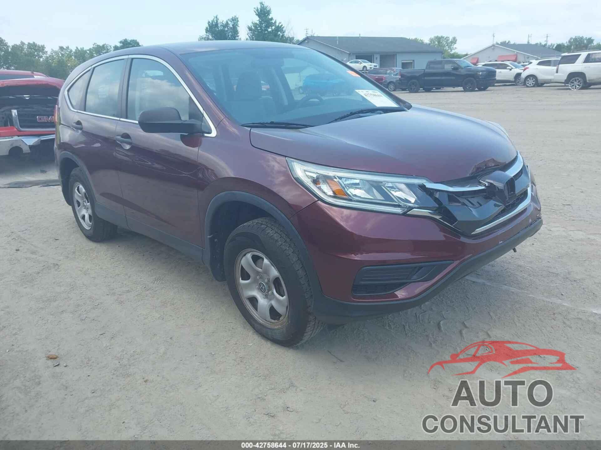 HONDA CR-V 2015 - 5J6RM4H37FL055838