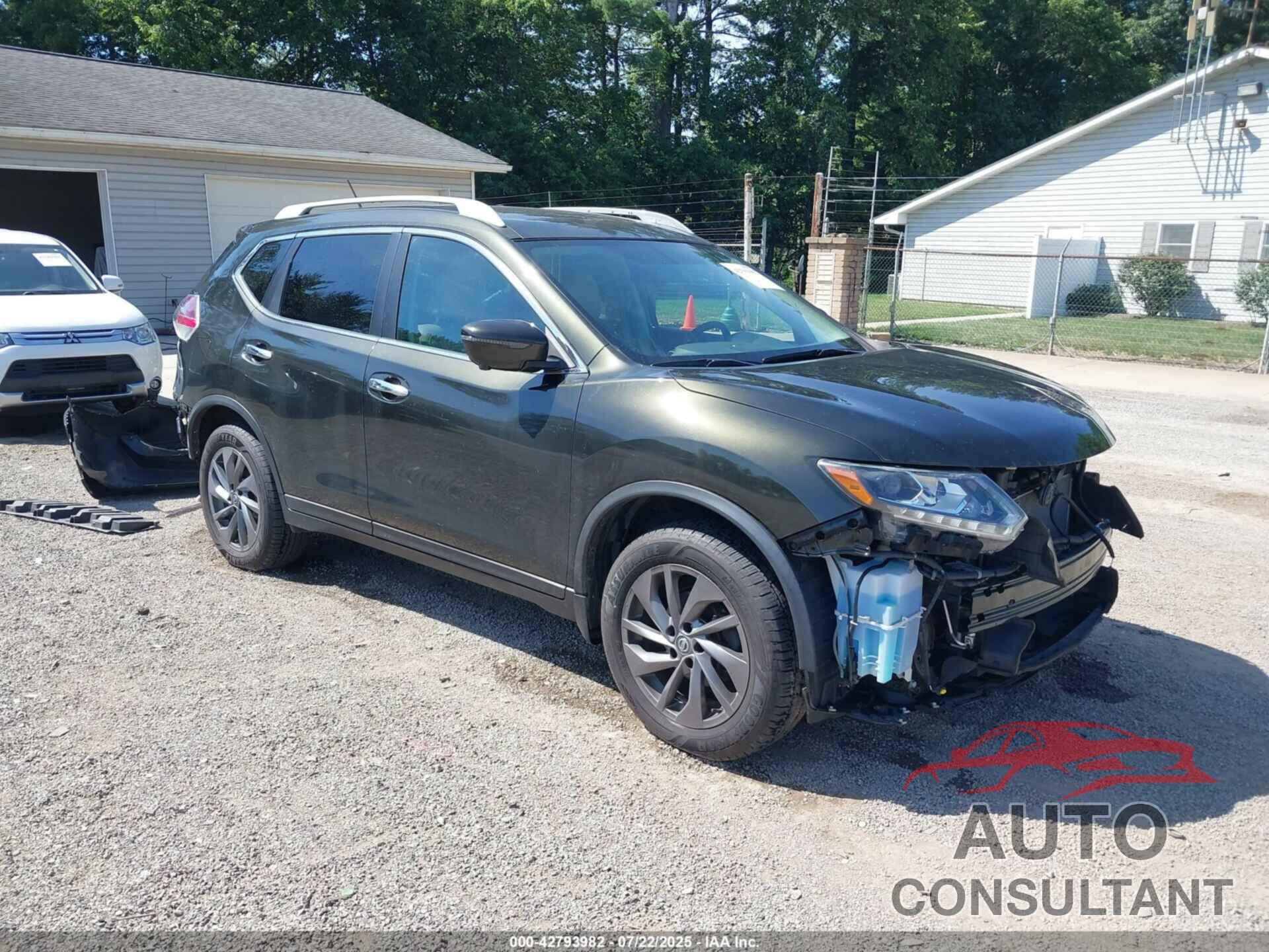 NISSAN ROGUE 2016 - 5N1AT2MV8GC822529