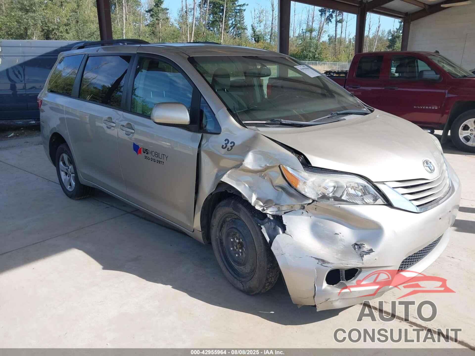 TOYOTA SIENNA 2014 - 5TDKK3DCXES509834