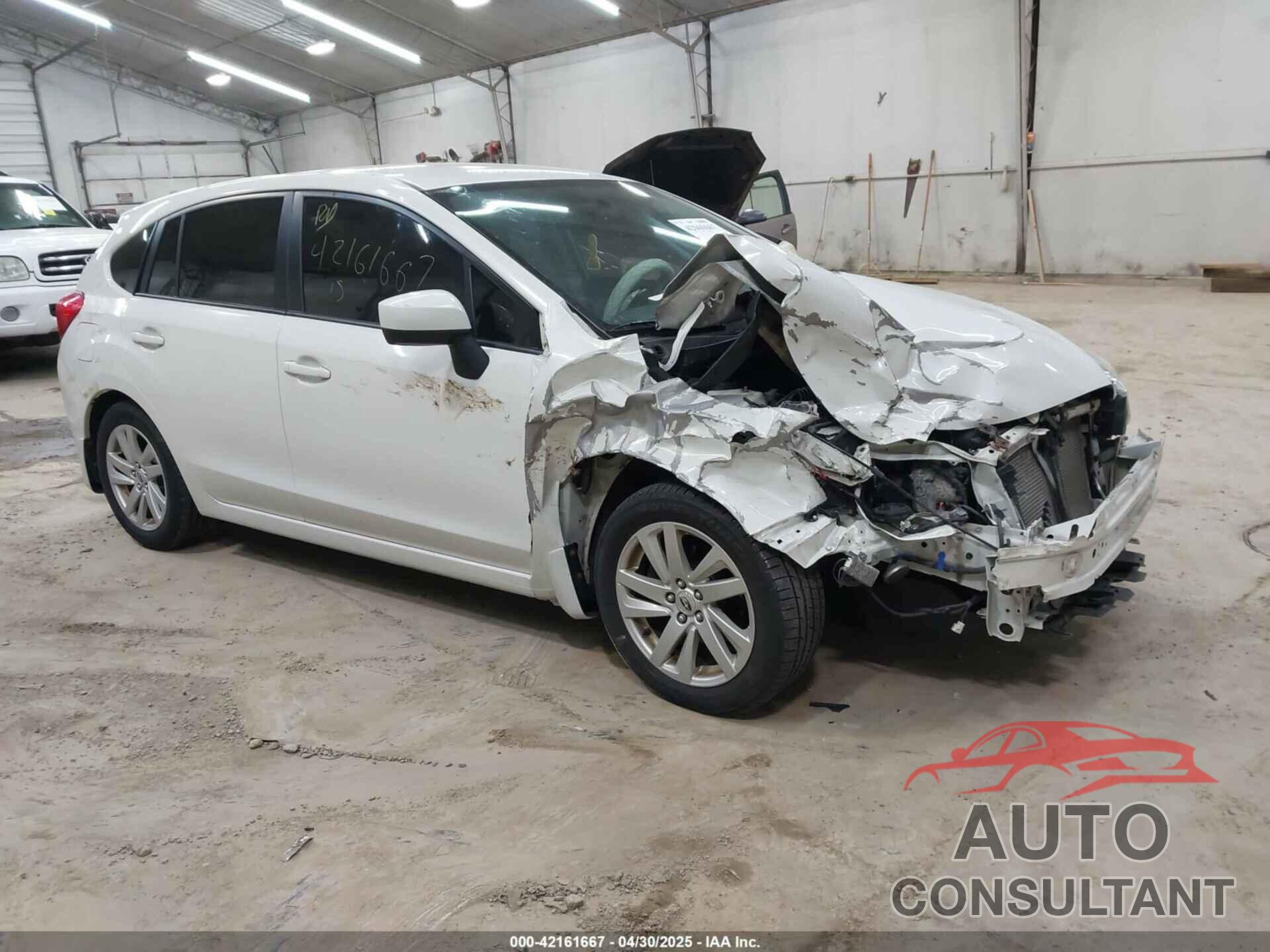 SUBARU IMPREZA 2015 - JF1GPAC63F8246038