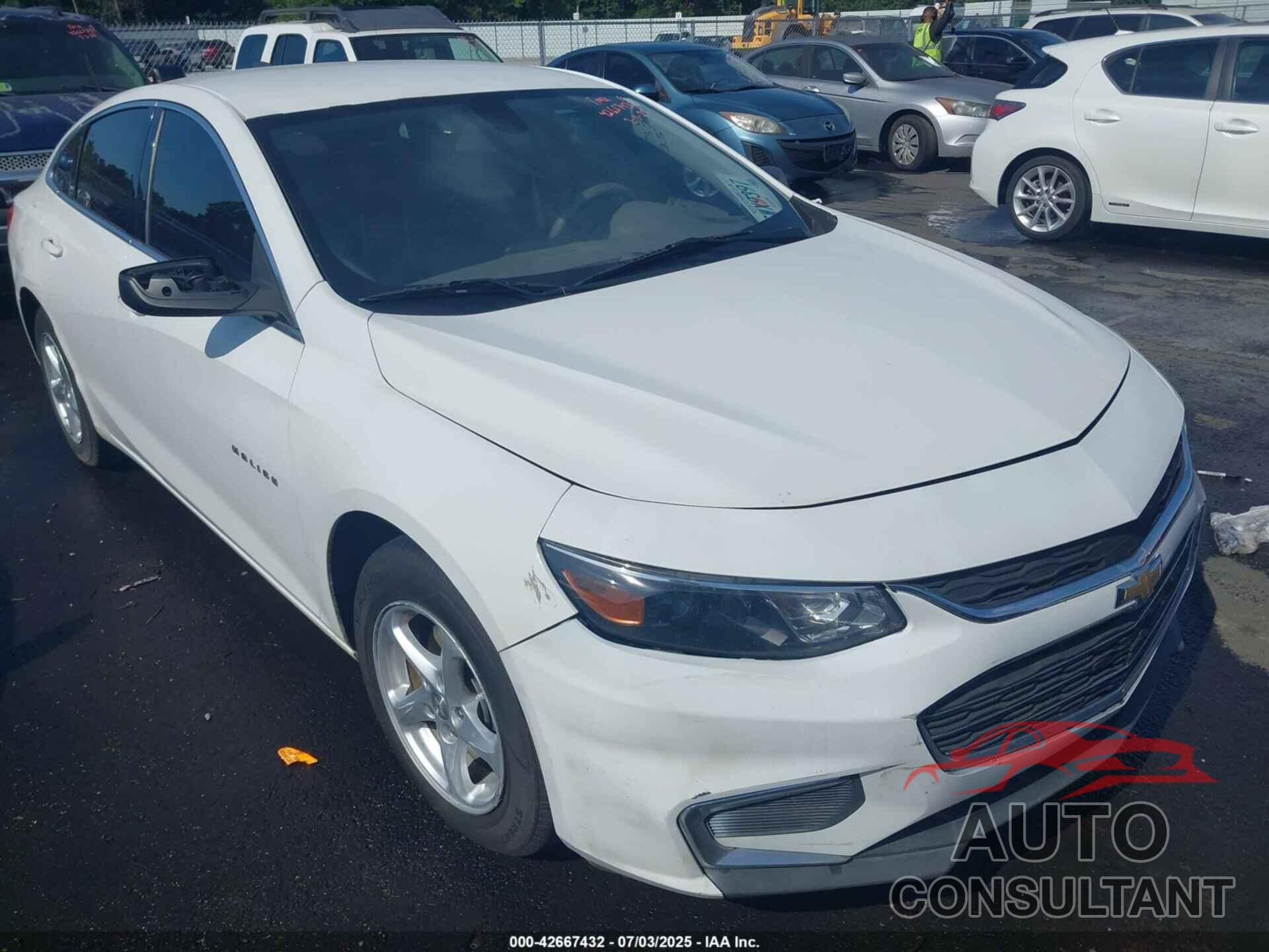 CHEVROLET MALIBU 2017 - 1G1ZC5ST8HF253507