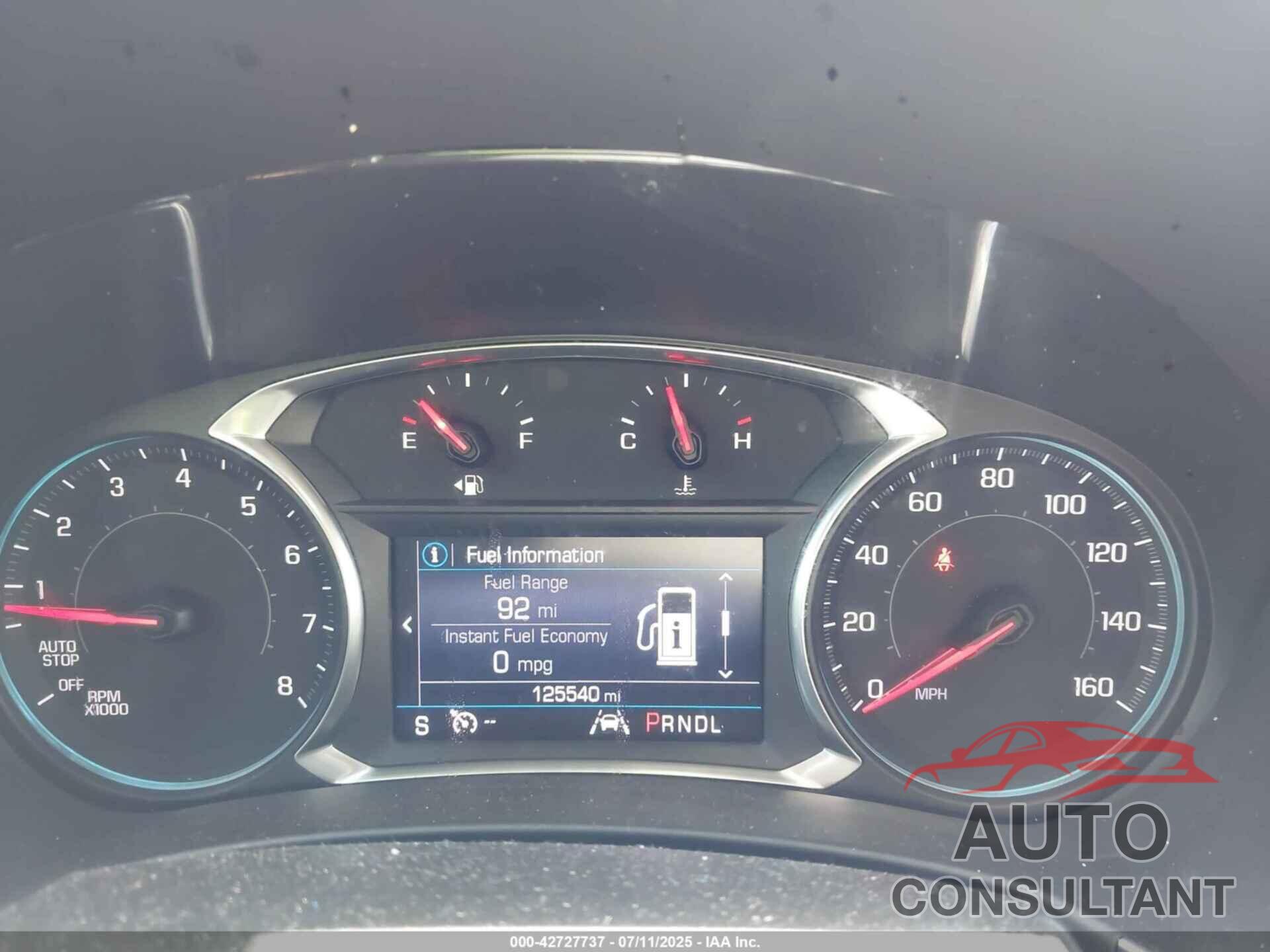 CHEVROLET EQUINOX 2020 - 2GNAXKEV2L6138562