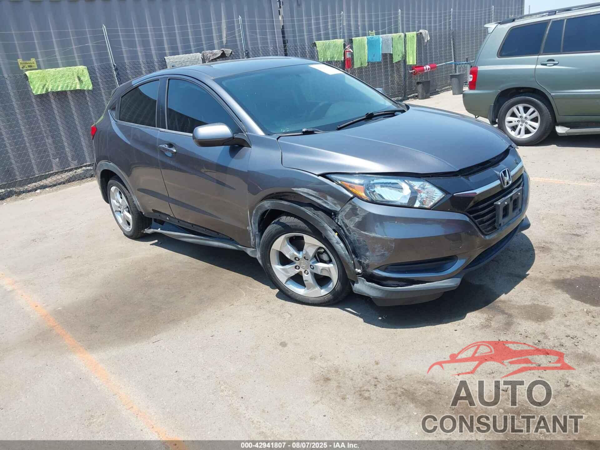 HONDA HR-V 2016 - 3CZRU5H32GM739279