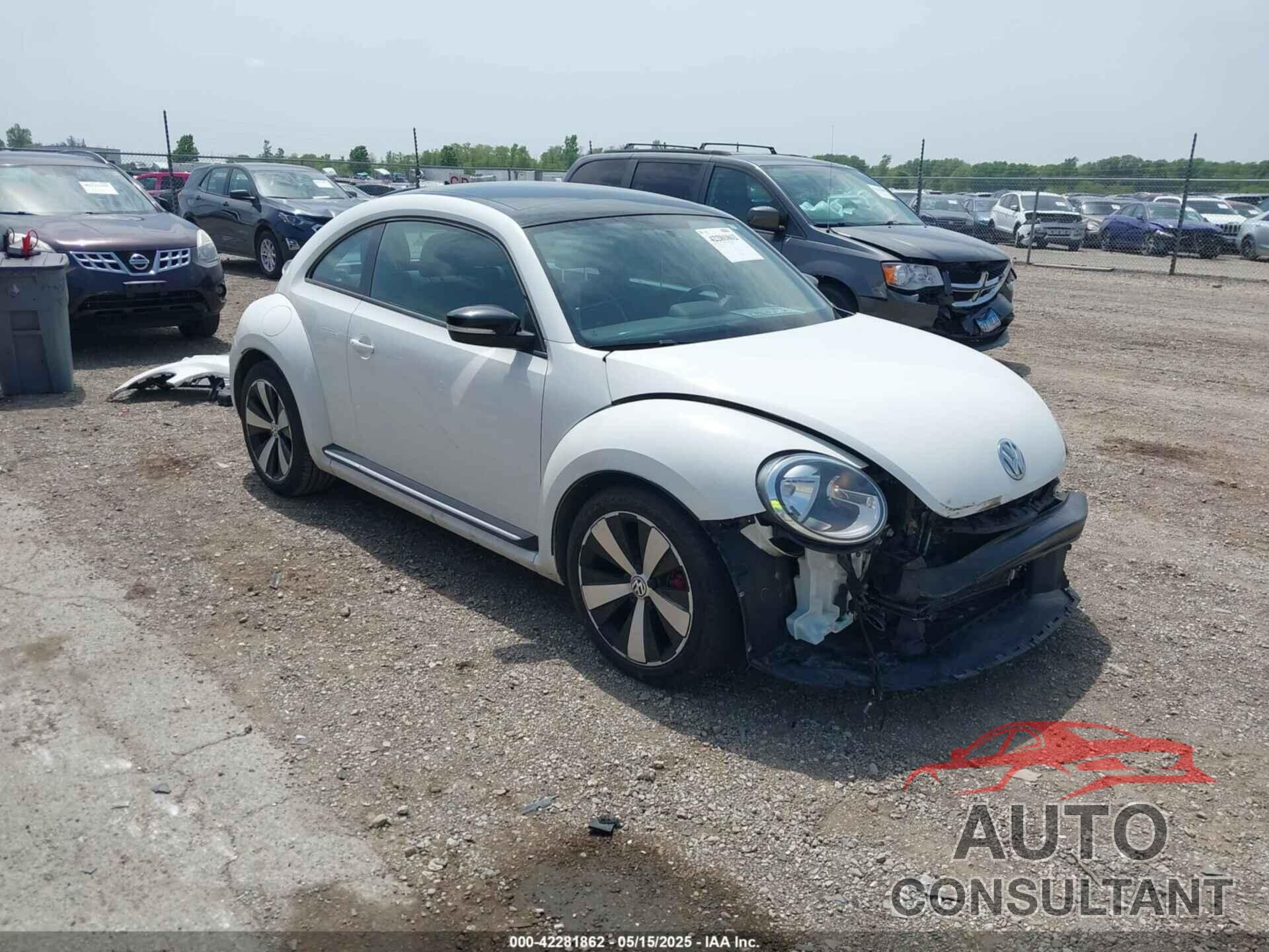 VOLKSWAGEN BEETLE 2013 - 3VWV67AT7DM603372