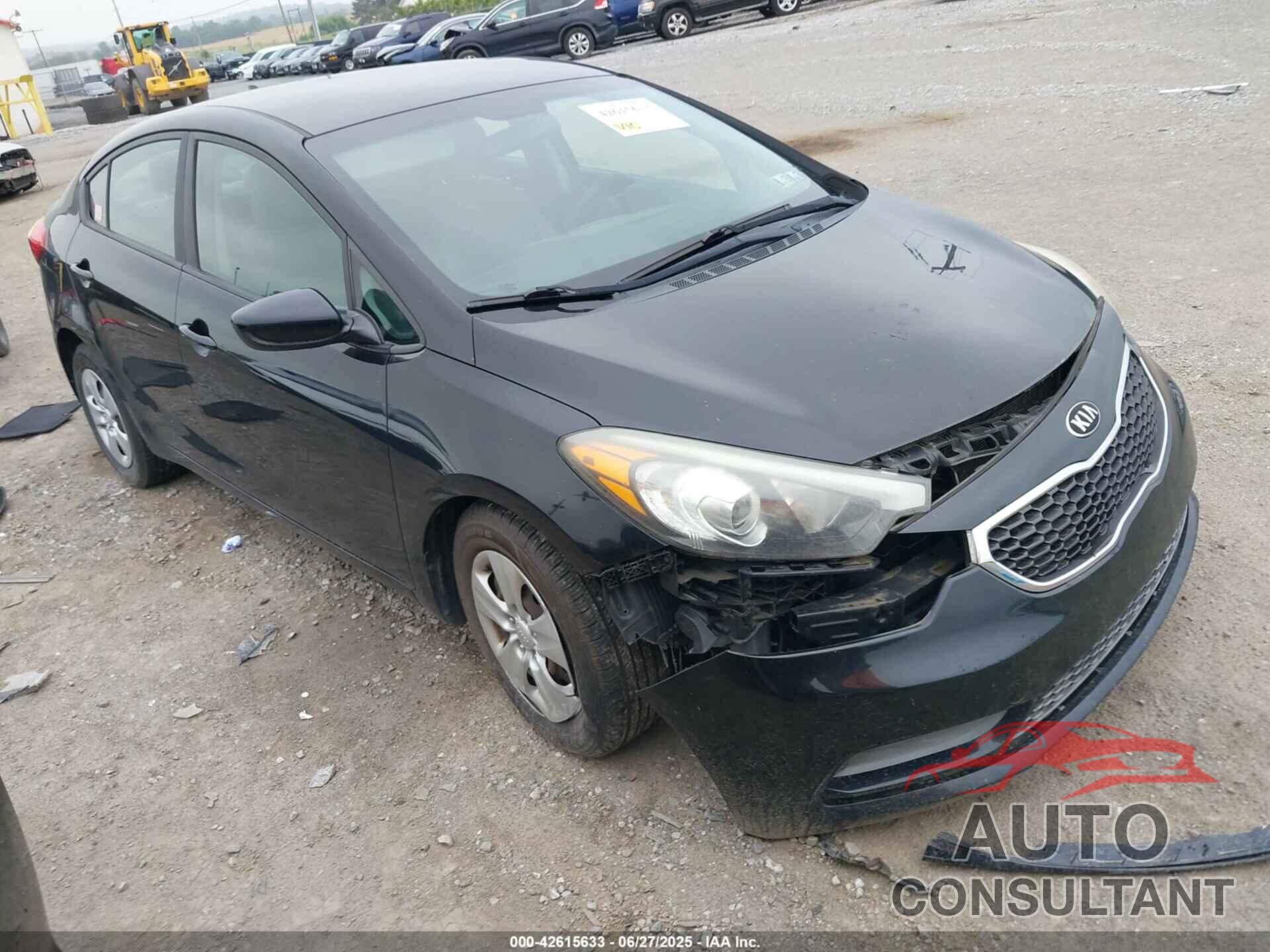 KIA FORTE 2016 - KNAFK4A6XG5446567