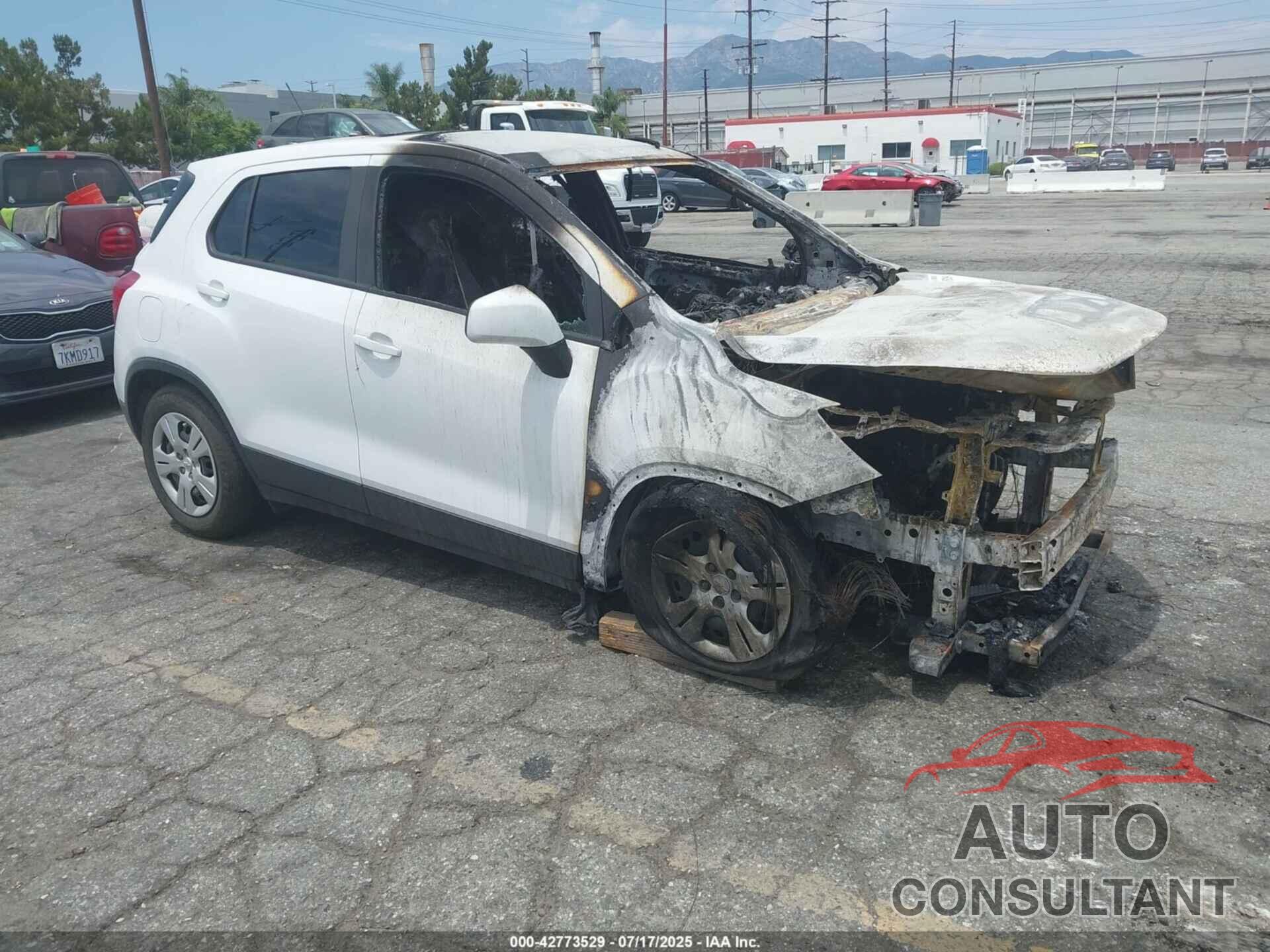 CHEVROLET TRAX 2017 - 3GNCJKSB9HL289664