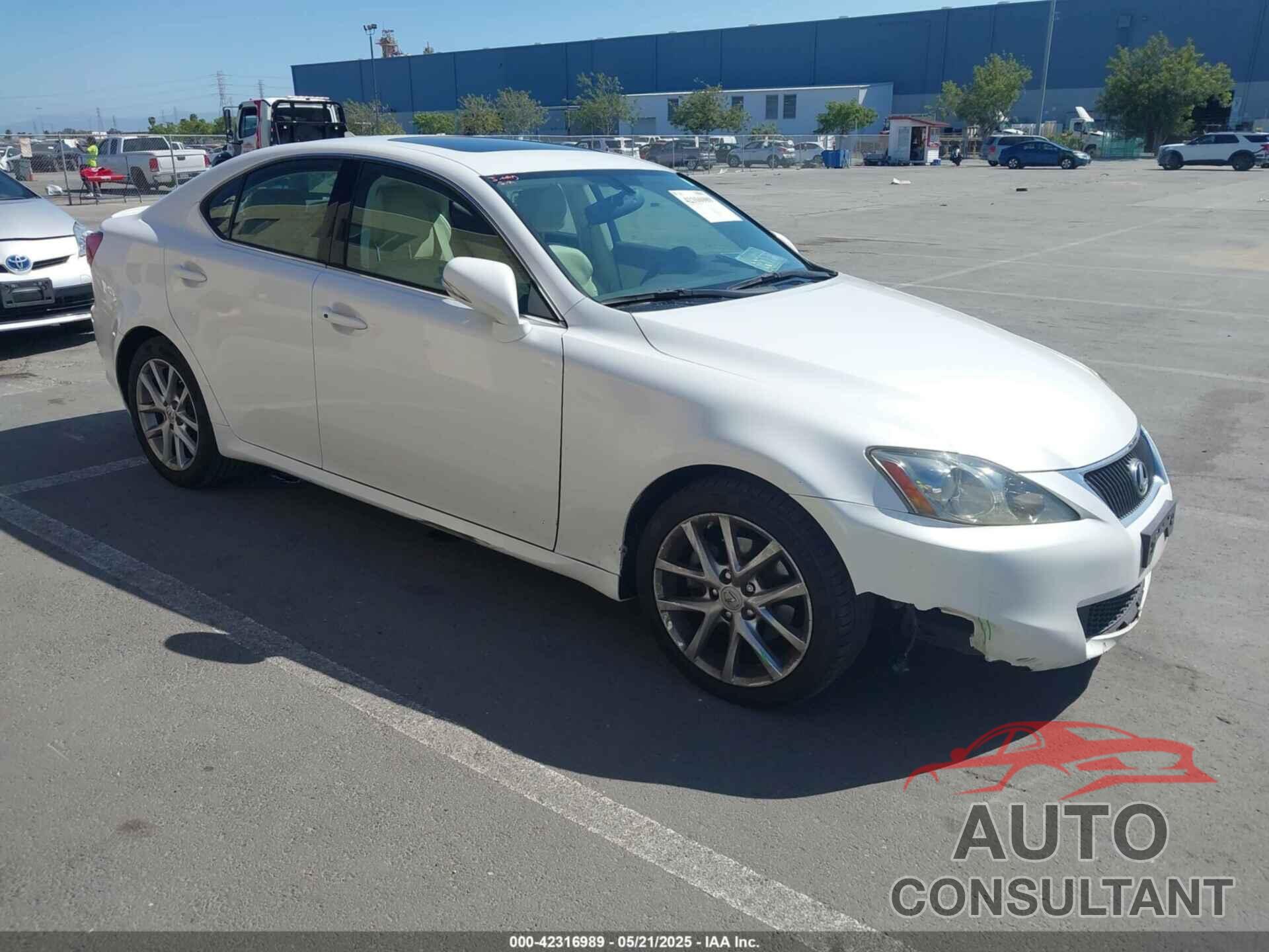 LEXUS IS 250 2011 - JTHBF5C28B5151982