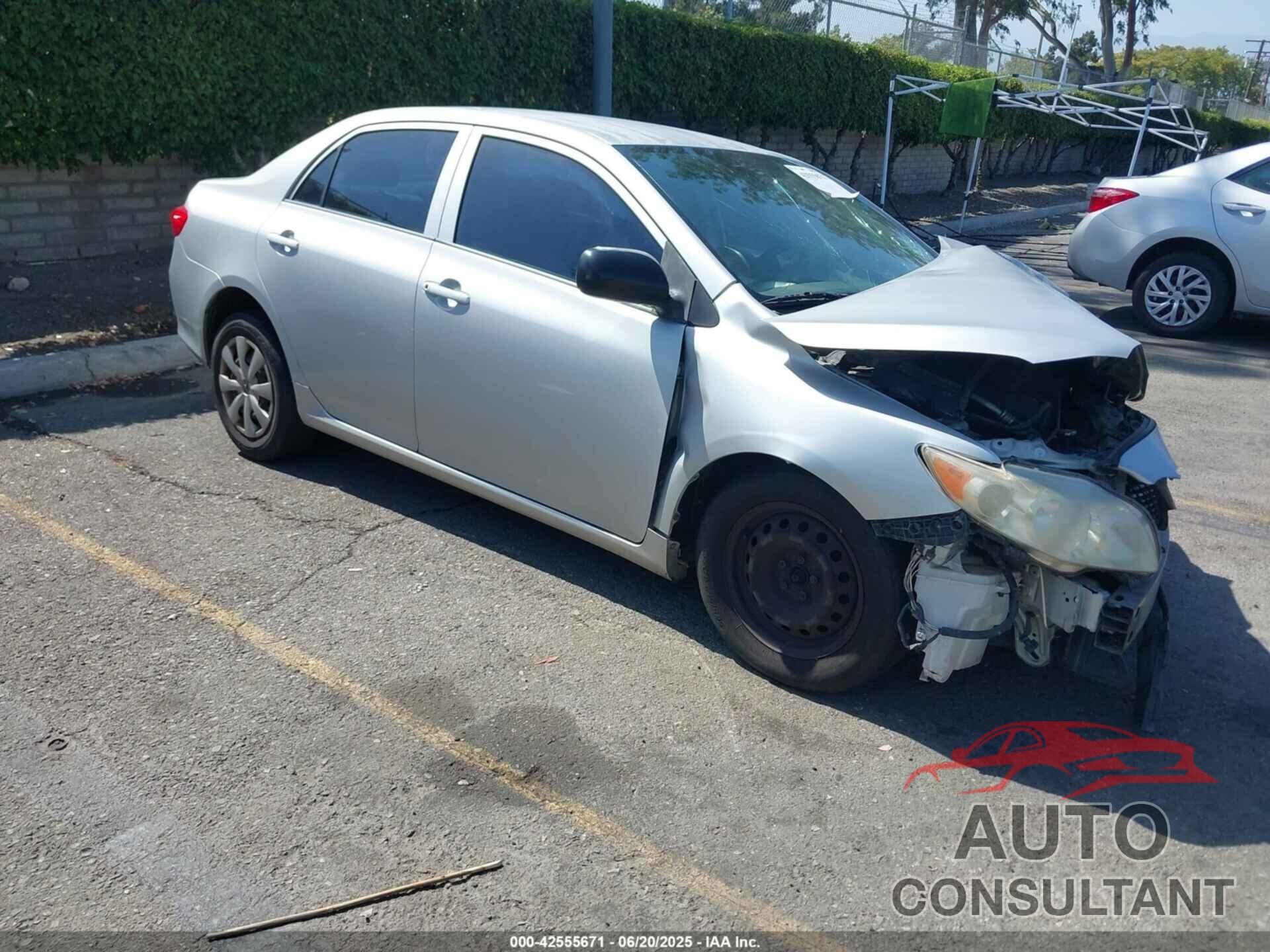 TOYOTA COROLLA 2009 - JTDBL40E099038307