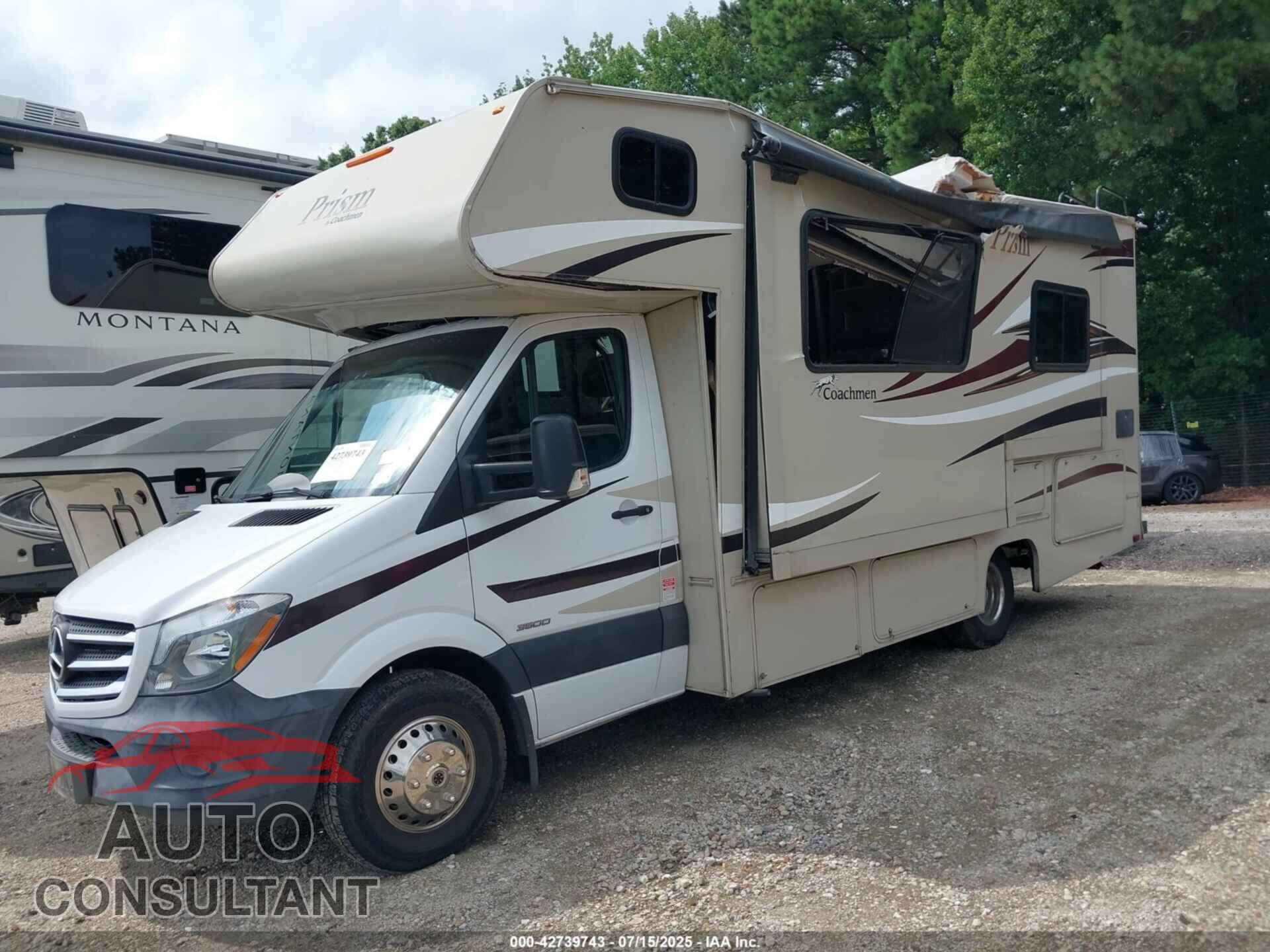 MERCEDES-BENZ SPRINTER 3500 2016 - WDAPF4CC0G9651065