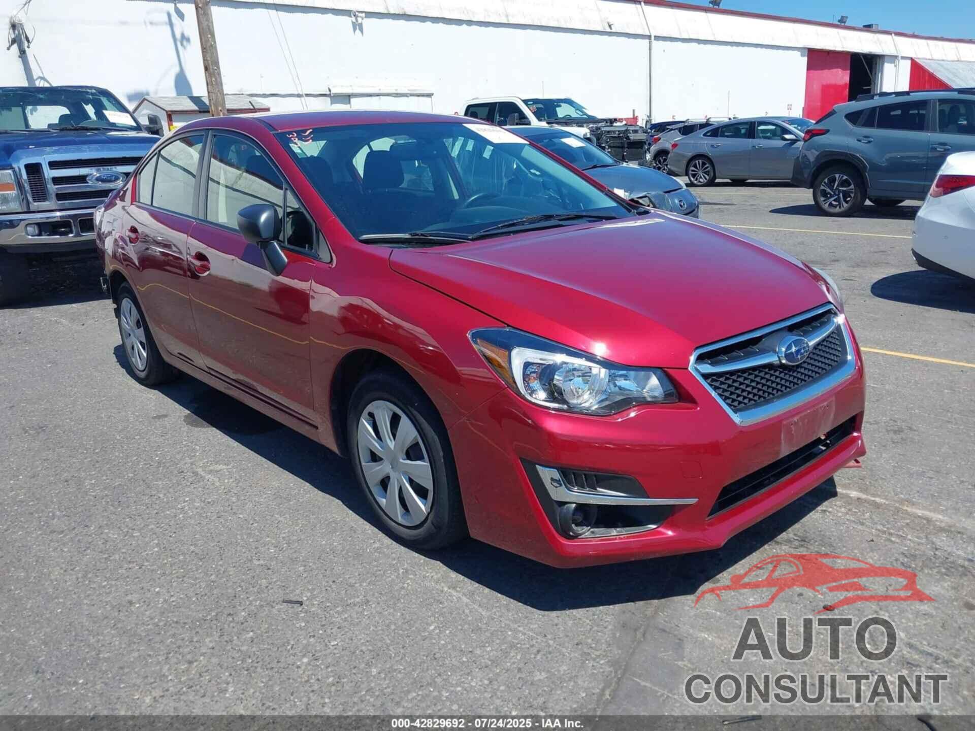 SUBARU IMPREZA 2016 - JF1GJAA69GH023718