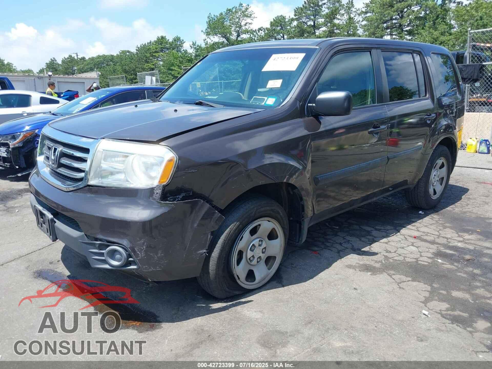 HONDA PILOT 2014 - 5FNYF4H2XEB012017