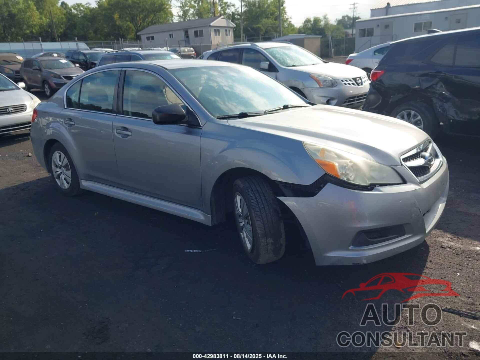 SUBARU LEGACY 2011 - 4S3BMBA64B3212896