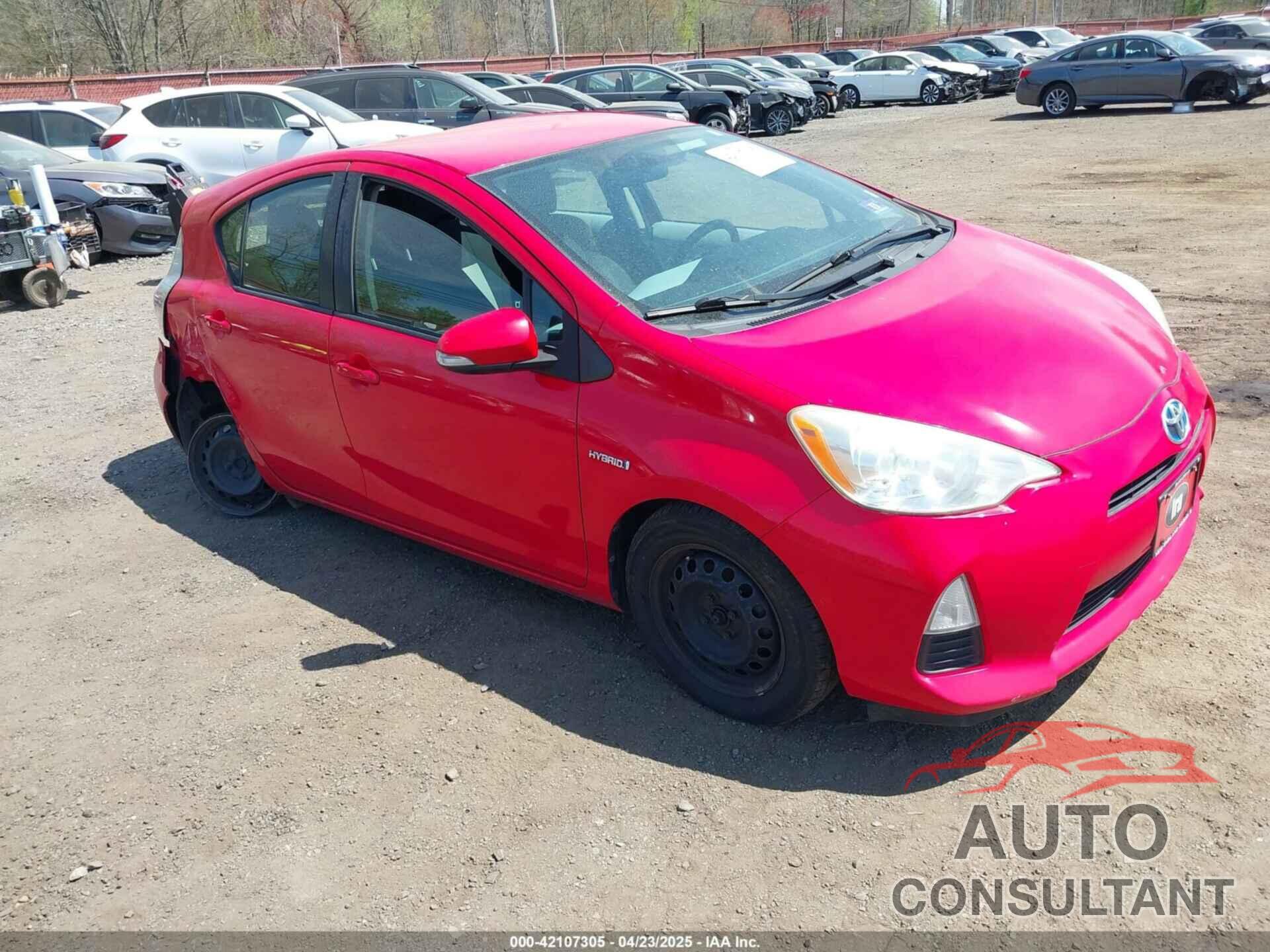 TOYOTA PRIUS C 2012 - JTDKDTB33C1507141