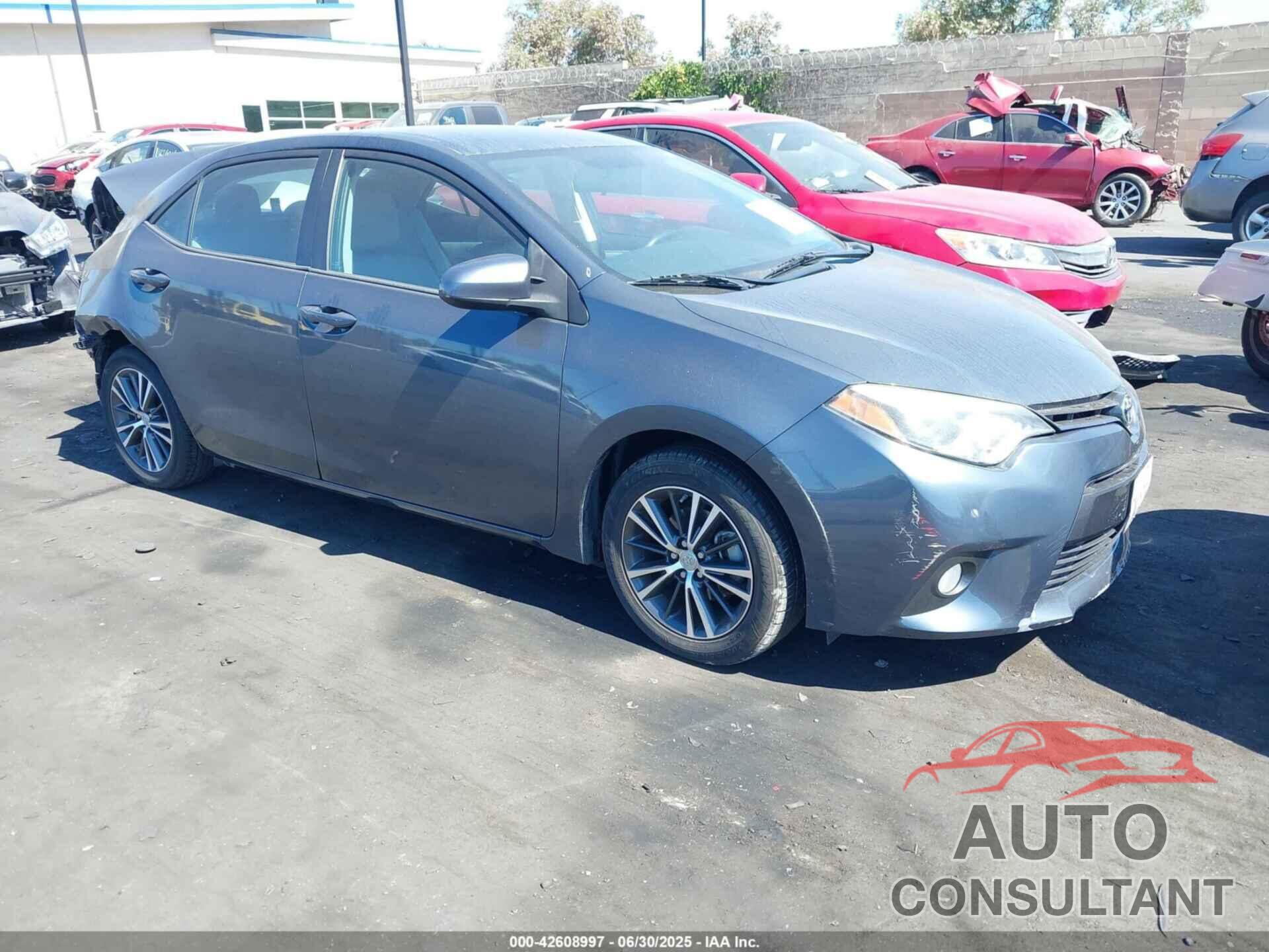 TOYOTA COROLLA 2016 - 5YFBURHE2GP367600