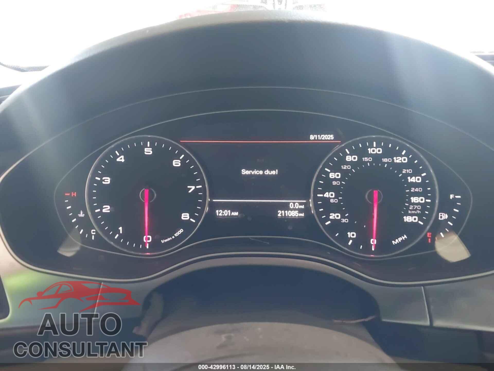 AUDI A6 2013 - WAUGFBFC4DN073565