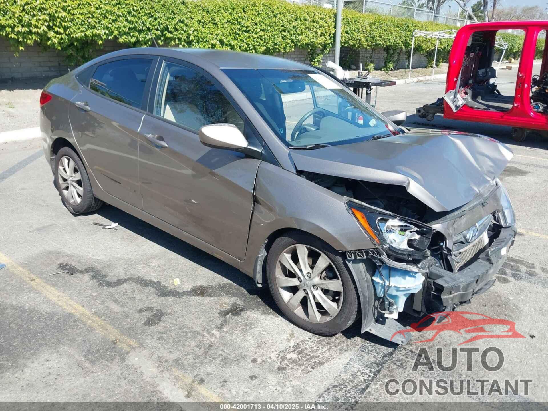 HYUNDAI ACCENT 2013 - KMHCU4AE3DU314187