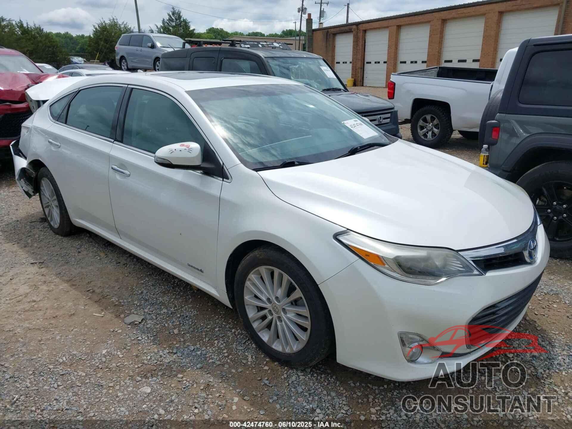 TOYOTA AVALON HYBRID 2013 - 4T1BD1EB0DU002855