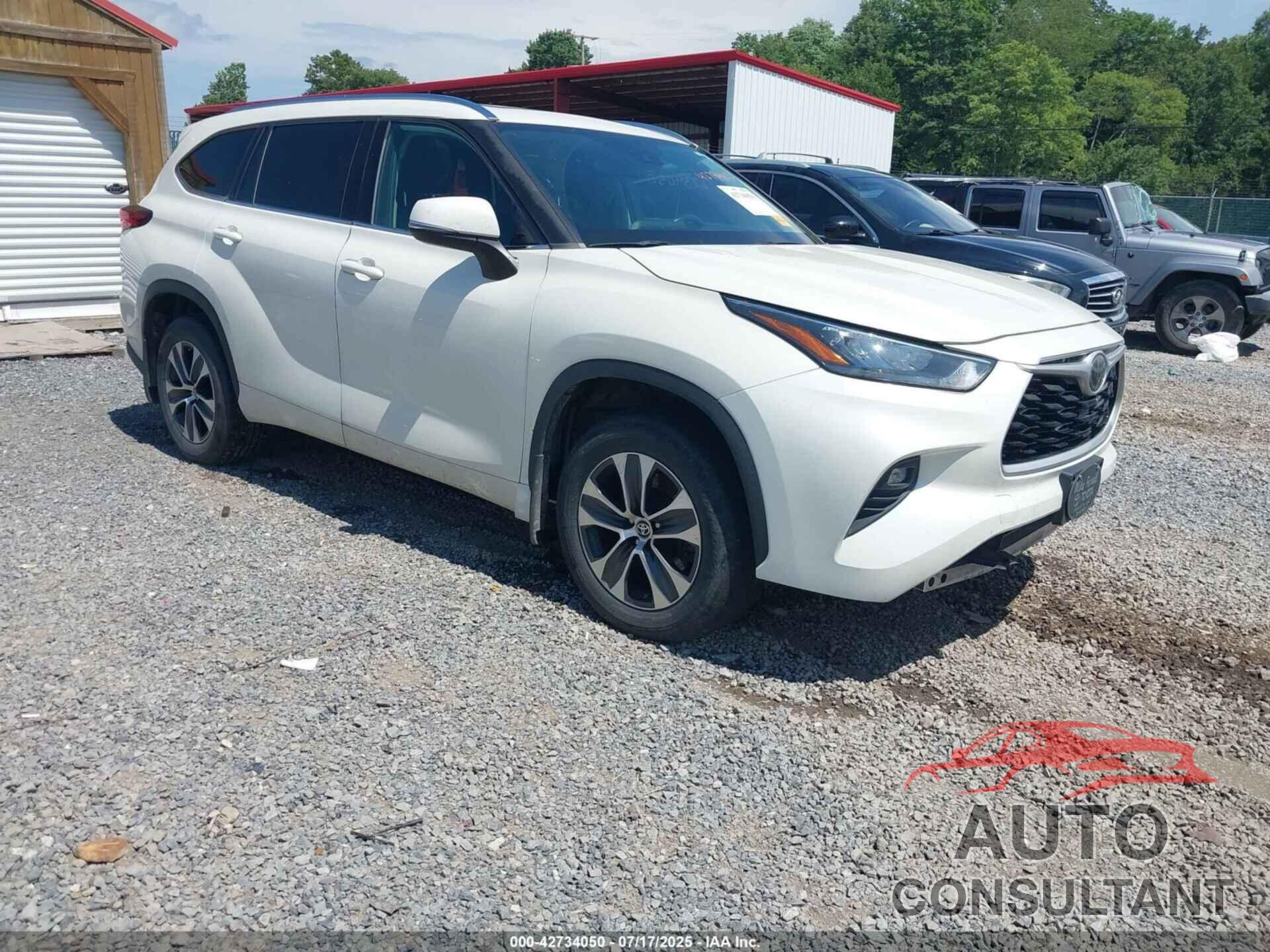 TOYOTA HIGHLANDER 2020 - 5TDHZRBH6LS500424