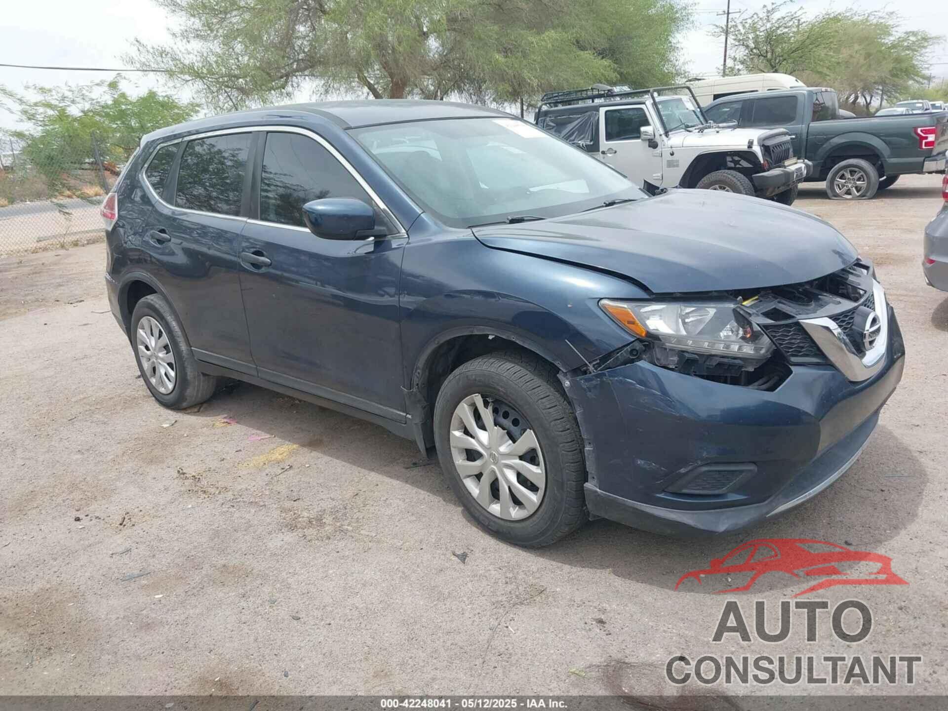 NISSAN ROGUE 2016 - KNMAT2MT5GP728930