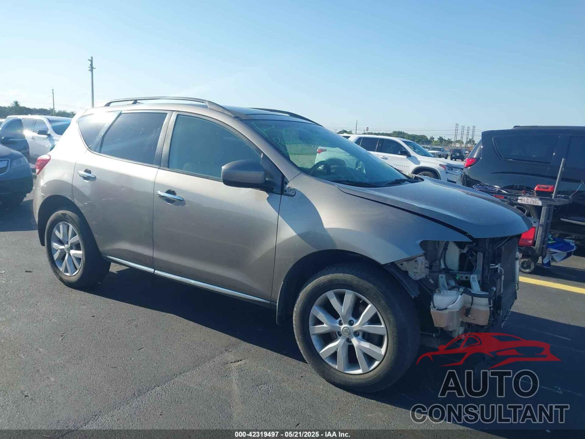 NISSAN MURANO 2012 - JN8AZ1MW2CW224133