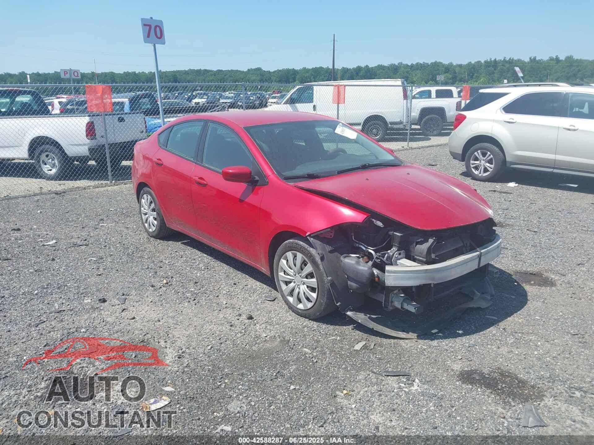 DODGE DART 2014 - 1C3CDFBB7ED675108
