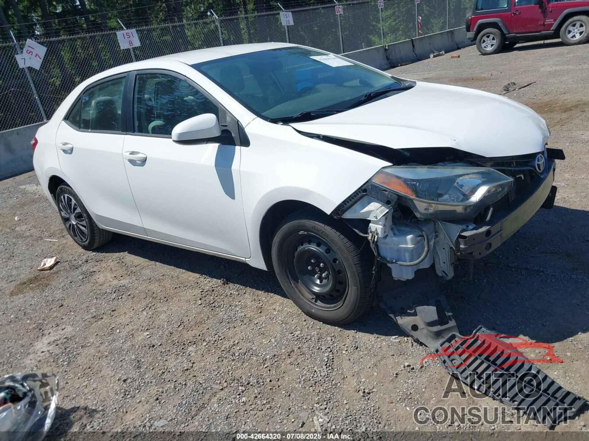 TOYOTA COROLLA 2016 - 2T1BURHE3GC632525