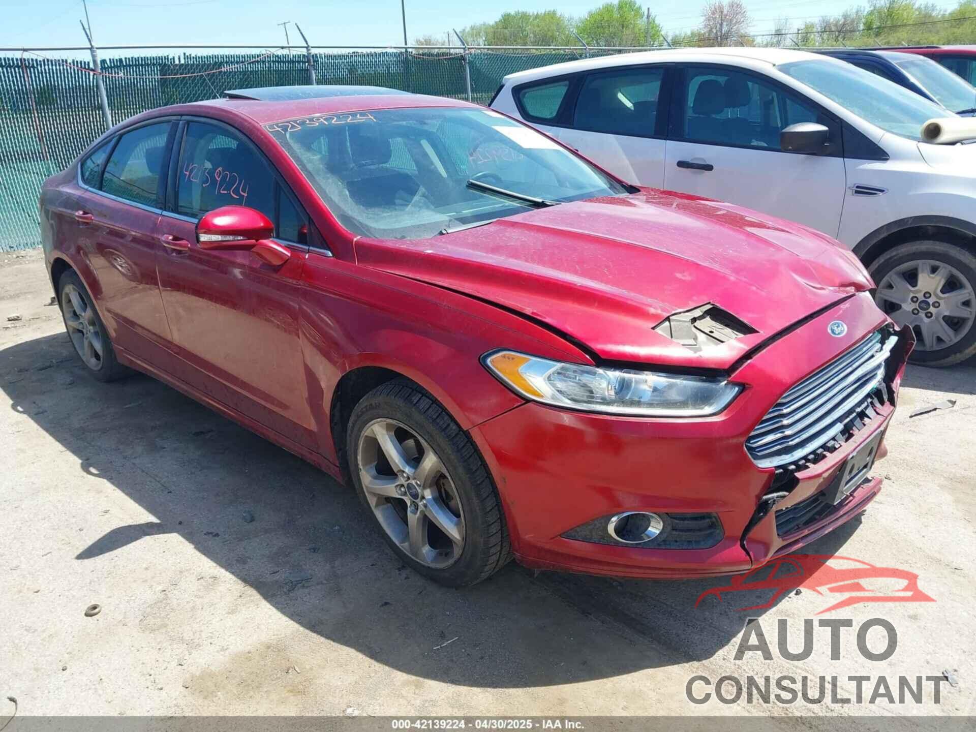 FORD FUSION 2013 - 3FA6P0HR7DR137392