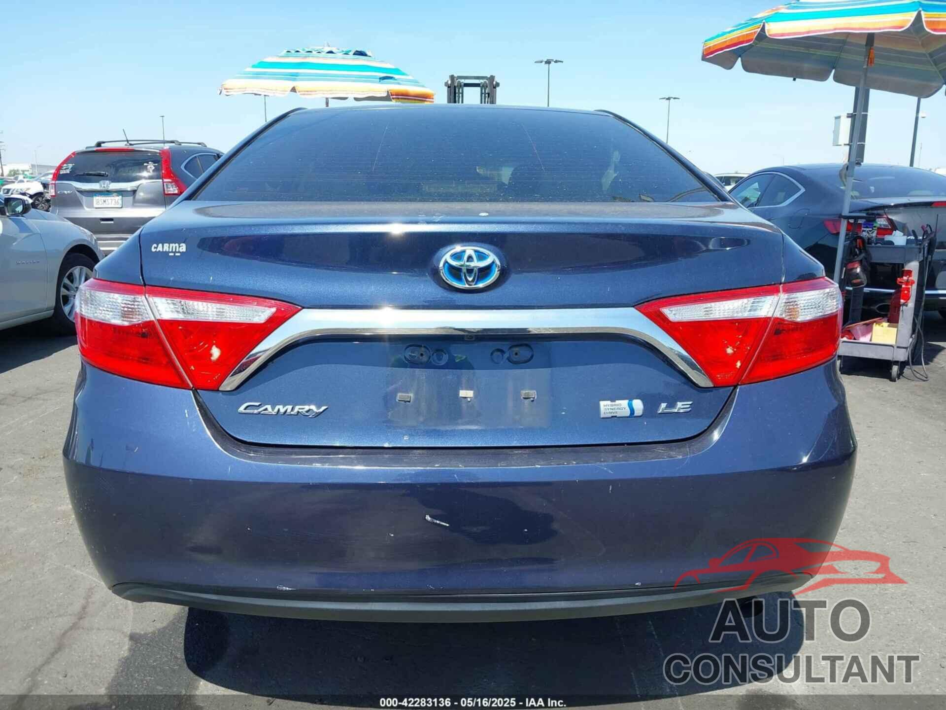 TOYOTA CAMRY HYBRID 2015 - 4T1BD1FK7FU170834