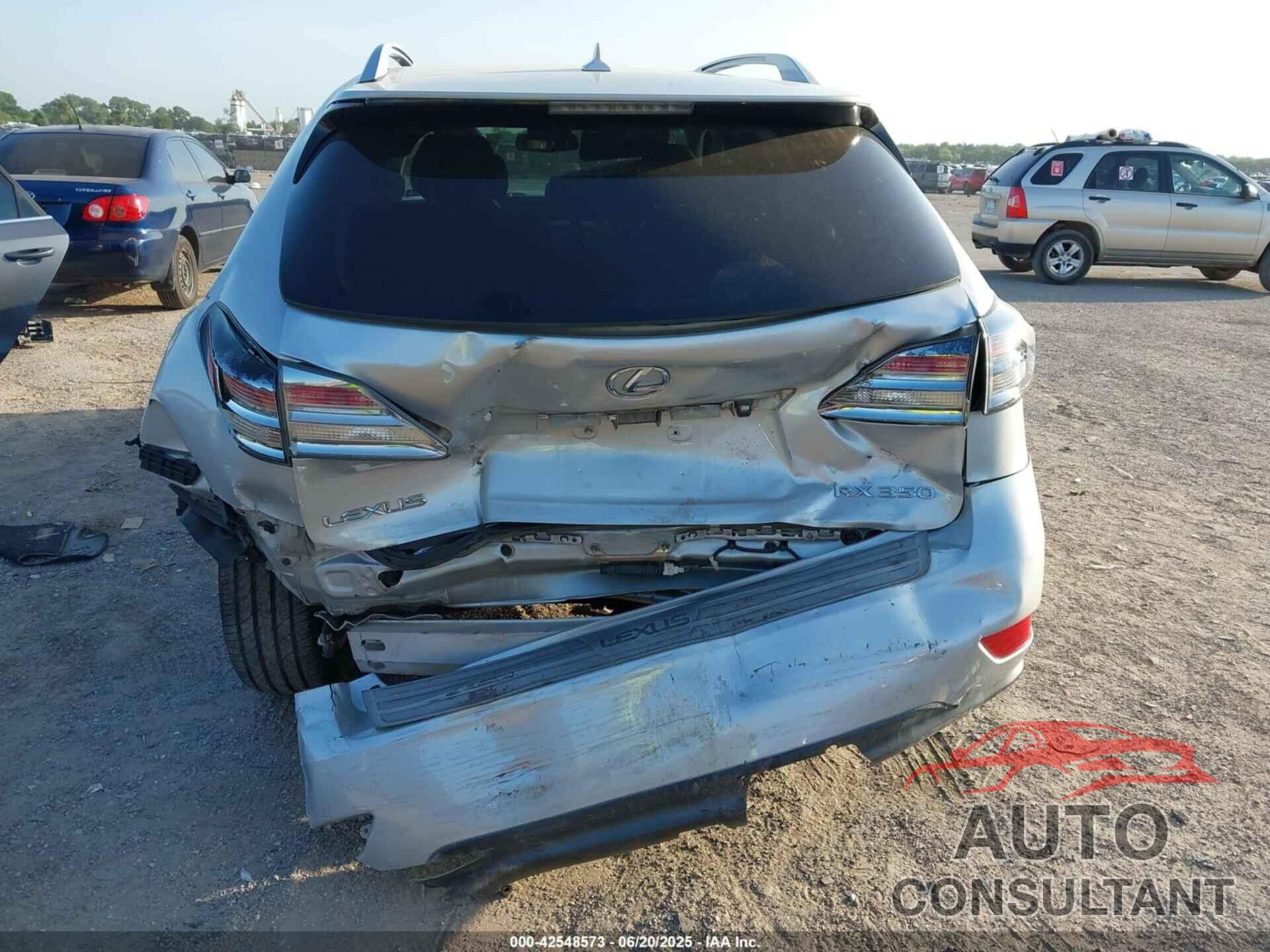 LEXUS RX 350 2010 - 2T2ZK1BA0AC006686