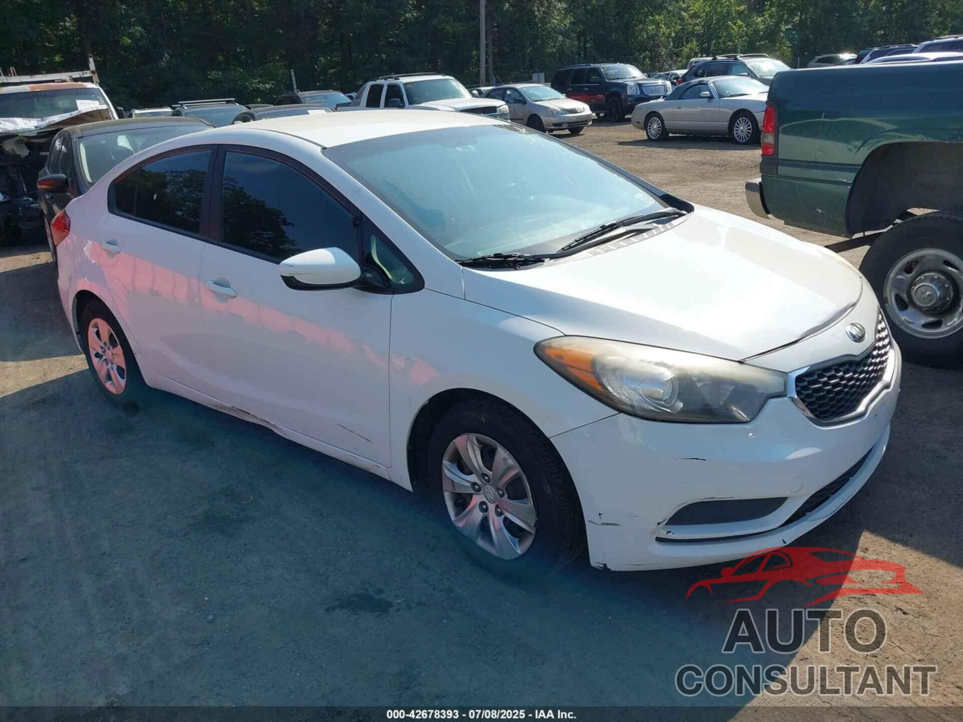 KIA FORTE 2016 - KNAFK4A64G5505399