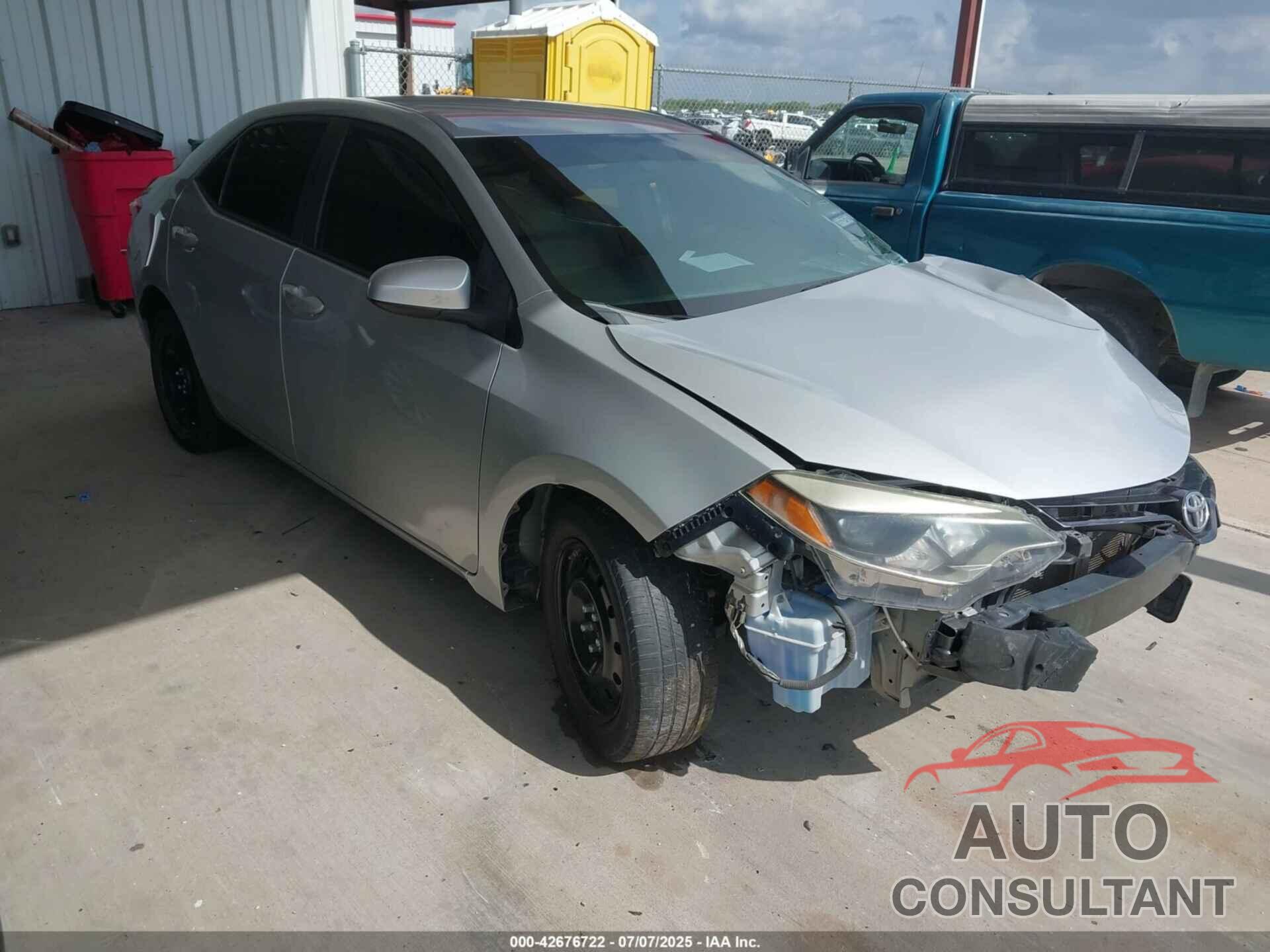 TOYOTA COROLLA 2016 - 5YFBURHE1GP434722