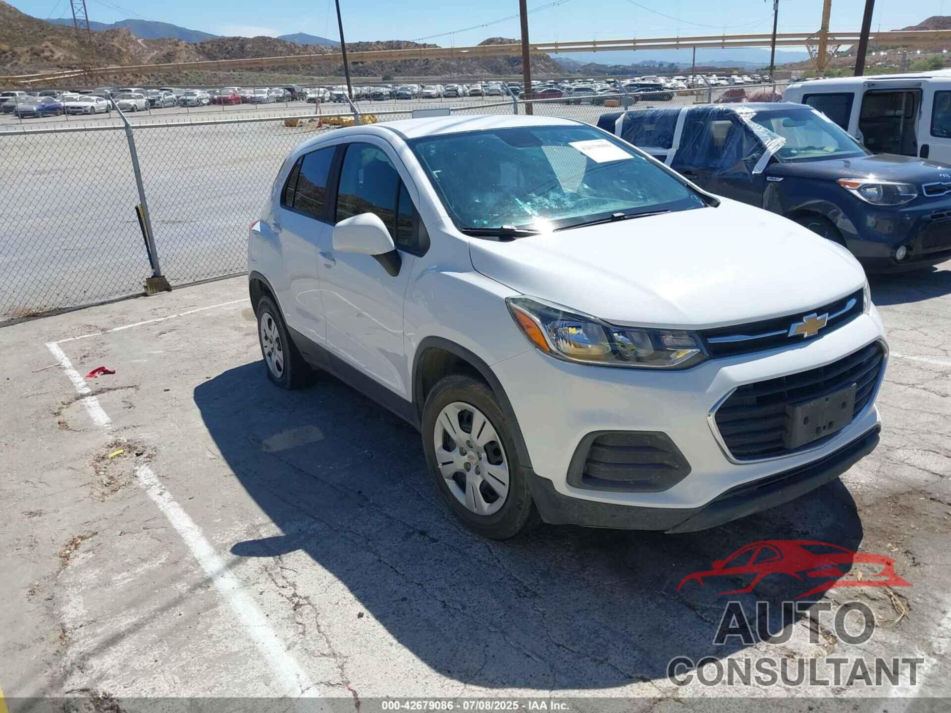 CHEVROLET TRAX 2018 - KL7CJKSB3JB722568
