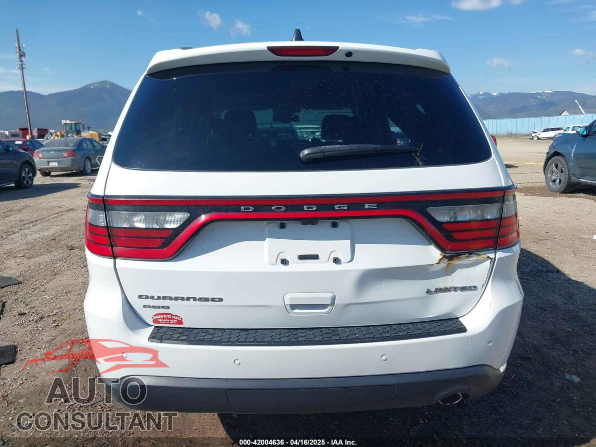 DODGE DURANGO 2016 - 1C4RDJDG7GC477302