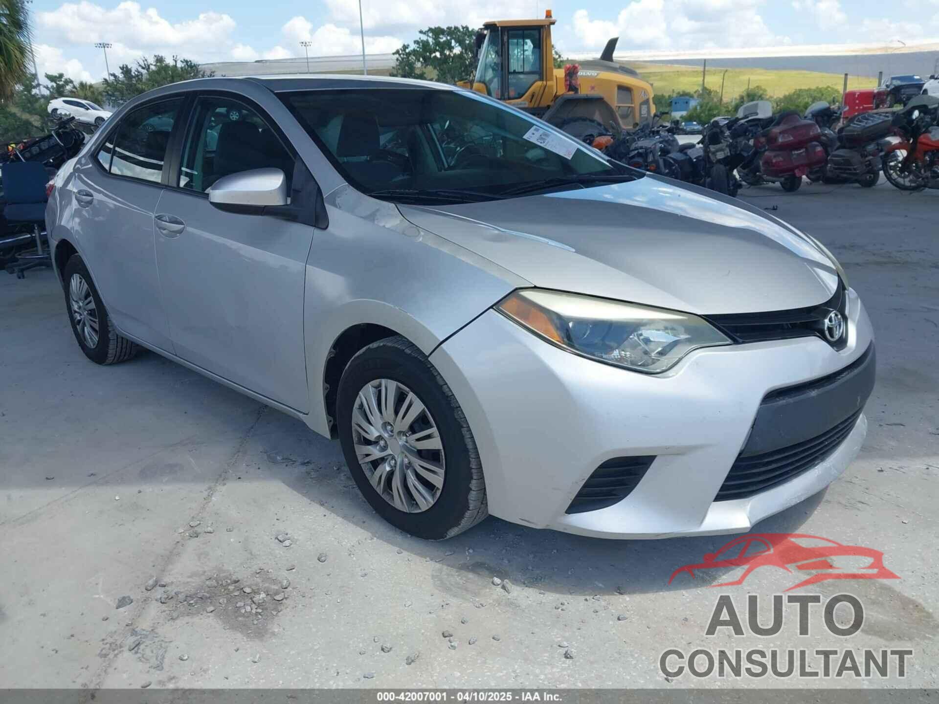 TOYOTA COROLLA 2014 - 2T1BURHEXEC146839